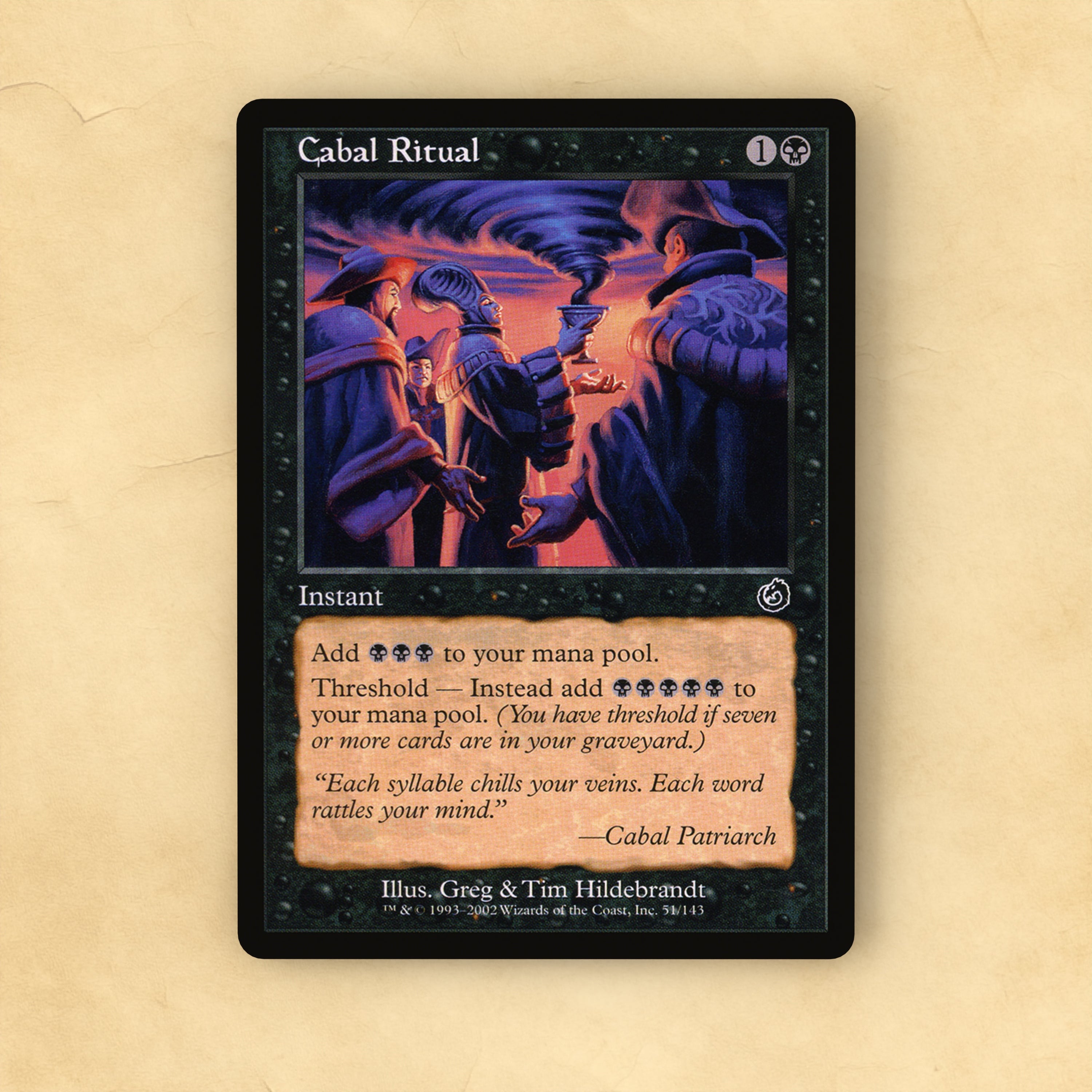 Cabal Ritual MTG Proxy – Gilded Goblet