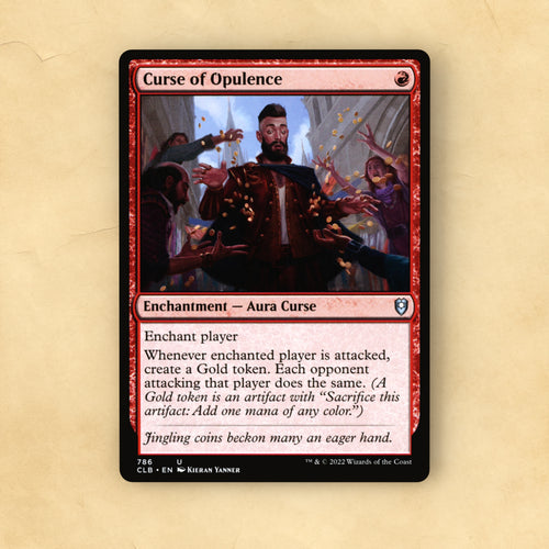 Curse of Opulence MTG Proxy