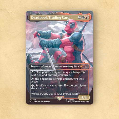 Deadpool, Trading Card MTG Proxy