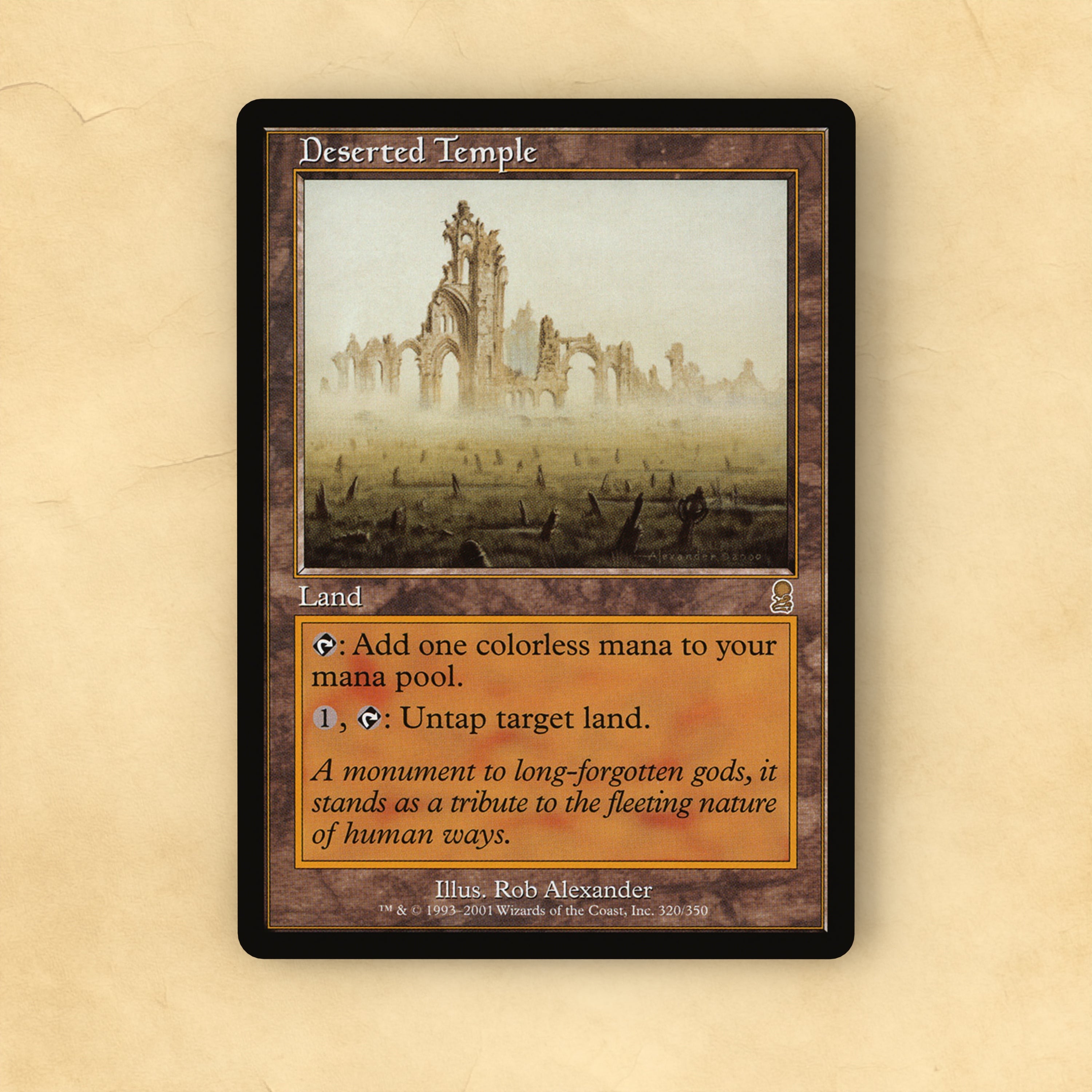 Deserted Temple MTG Proxy