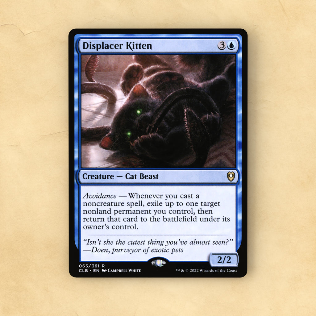 Displacer Kitten MTG Proxy