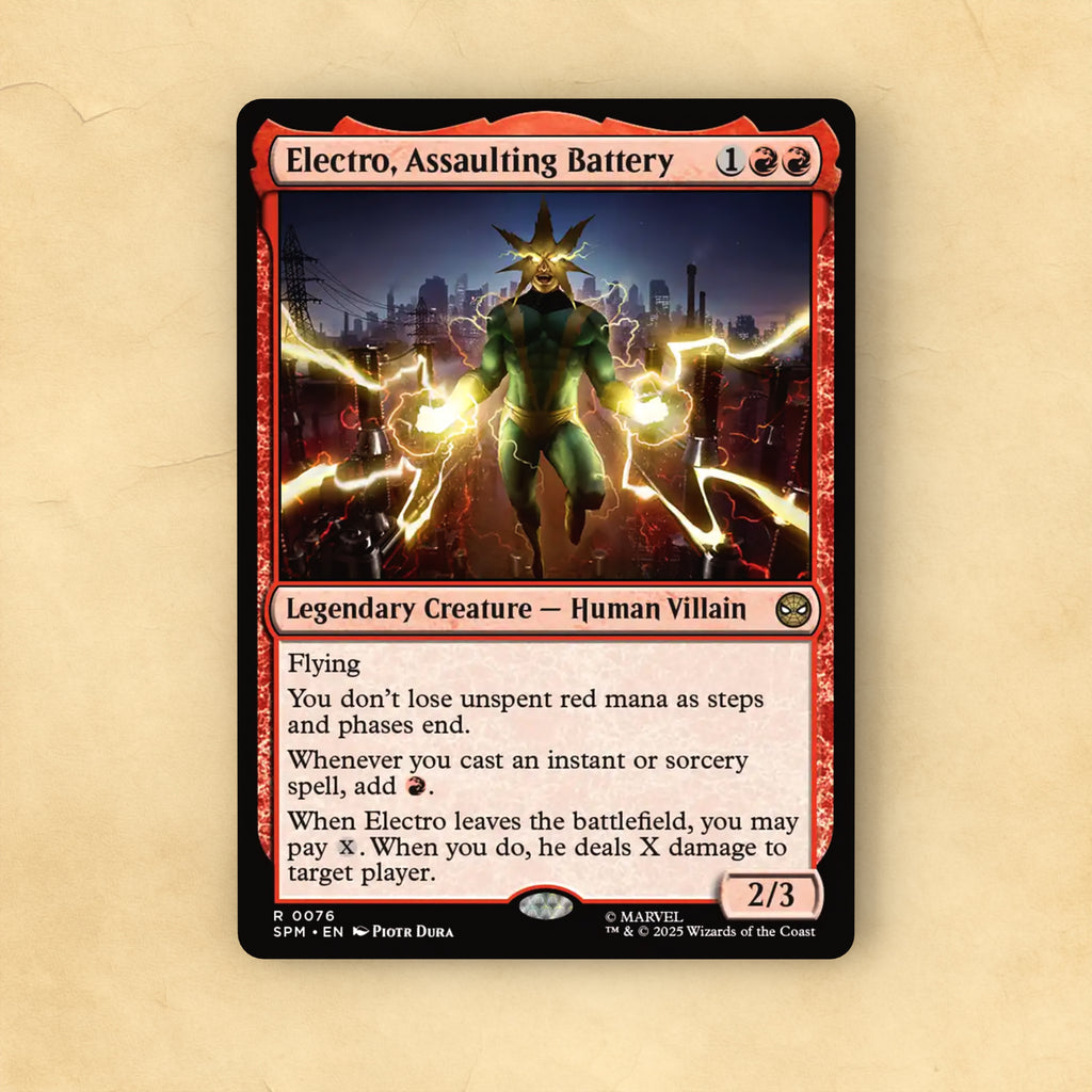 Electro, Assaulting Battery MTG Proxy