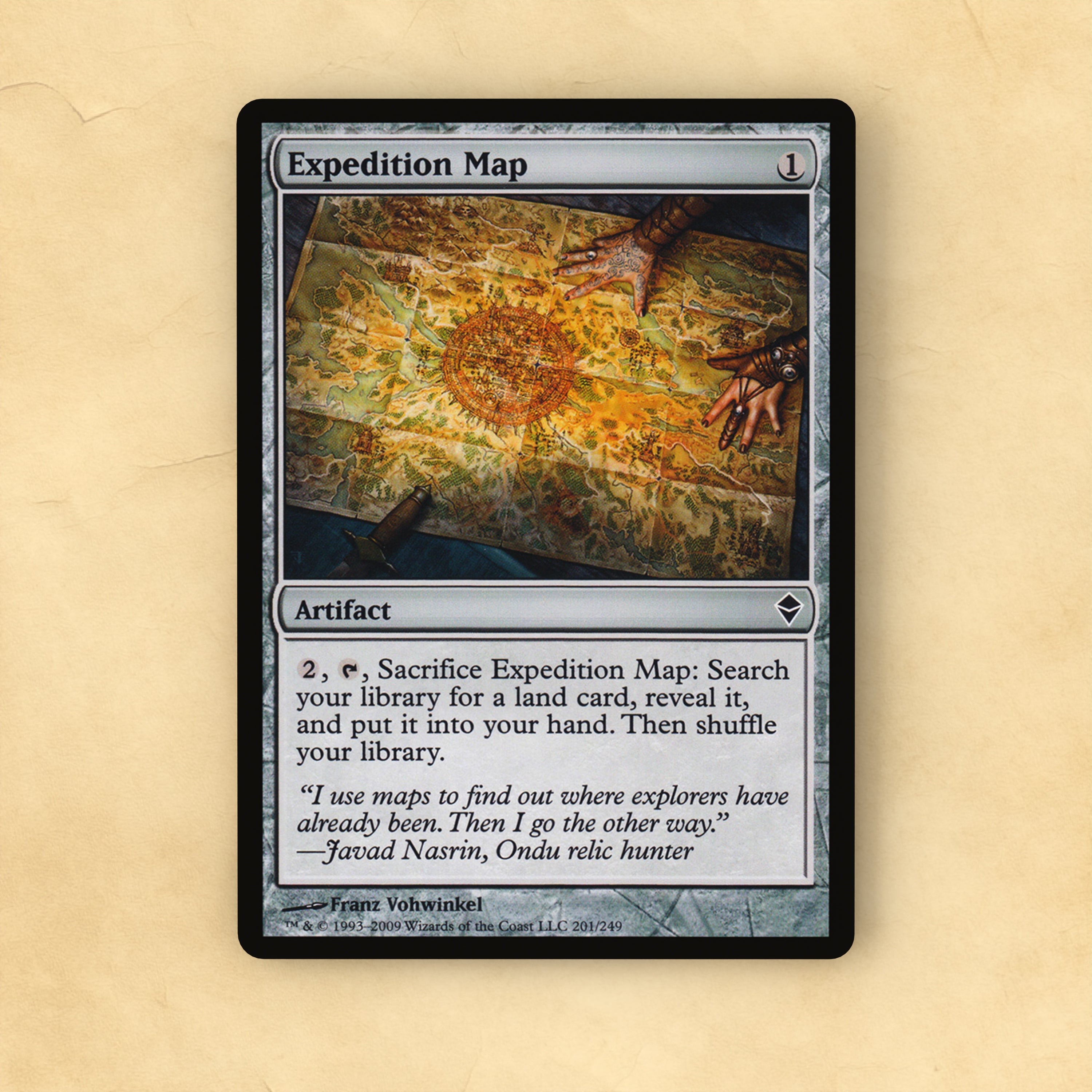 Expedition Map MTG Proxy