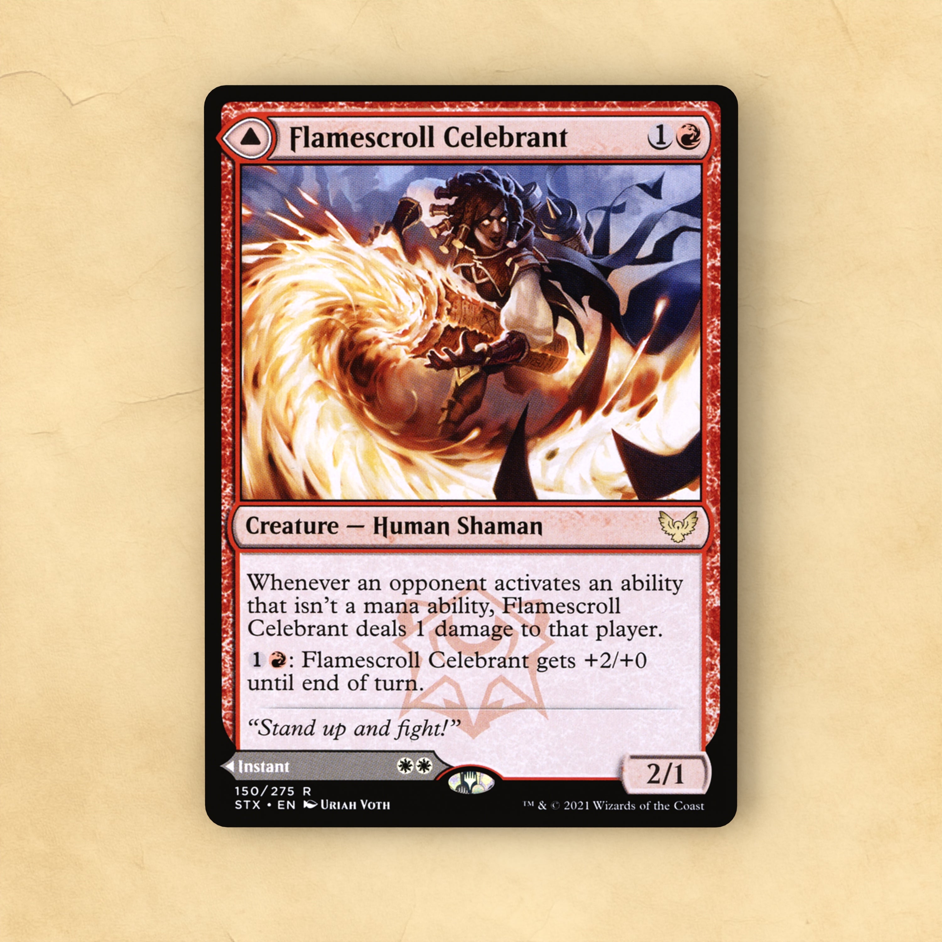 Flamescroll Celebrant MTG Proxy