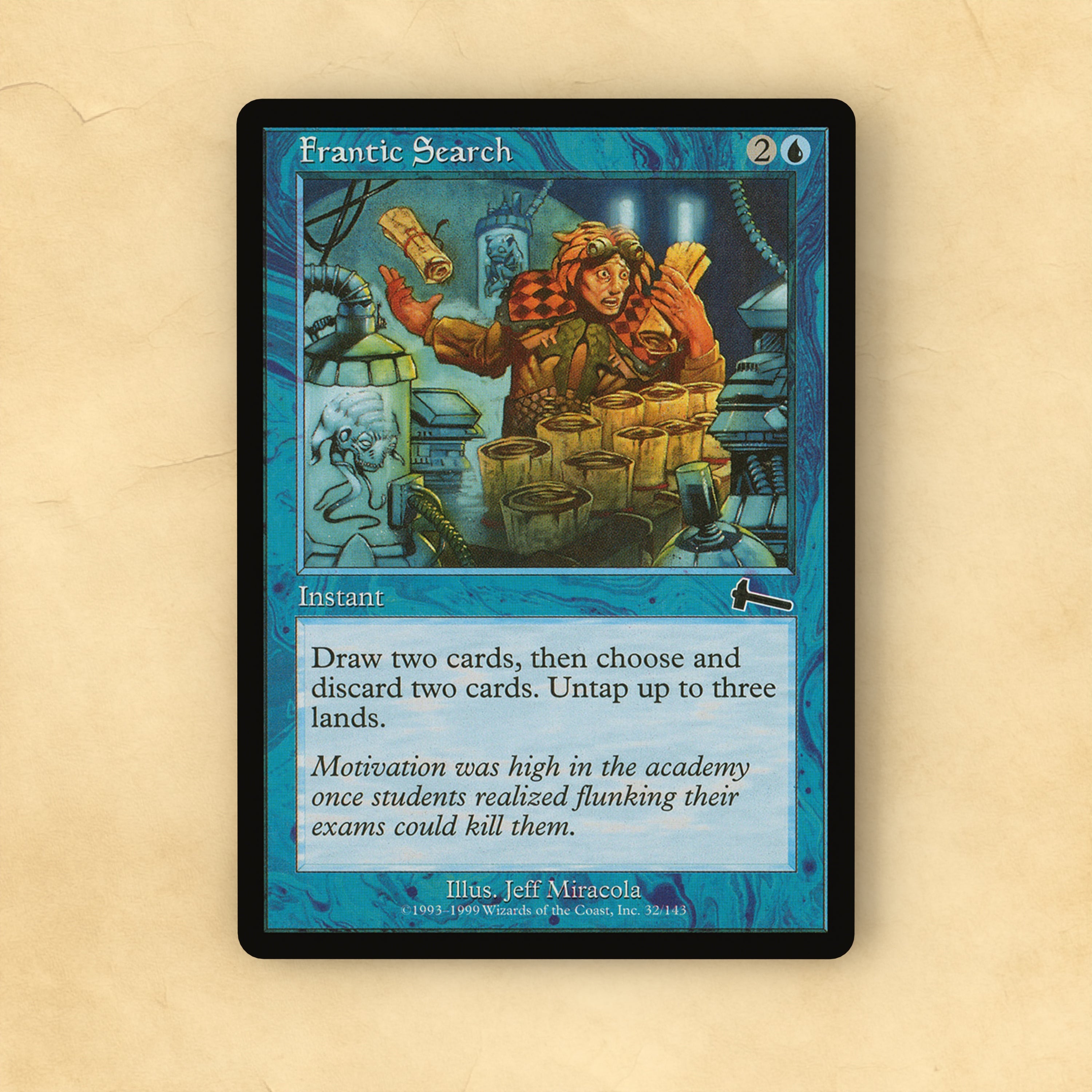 Frantic Search MTG Proxy