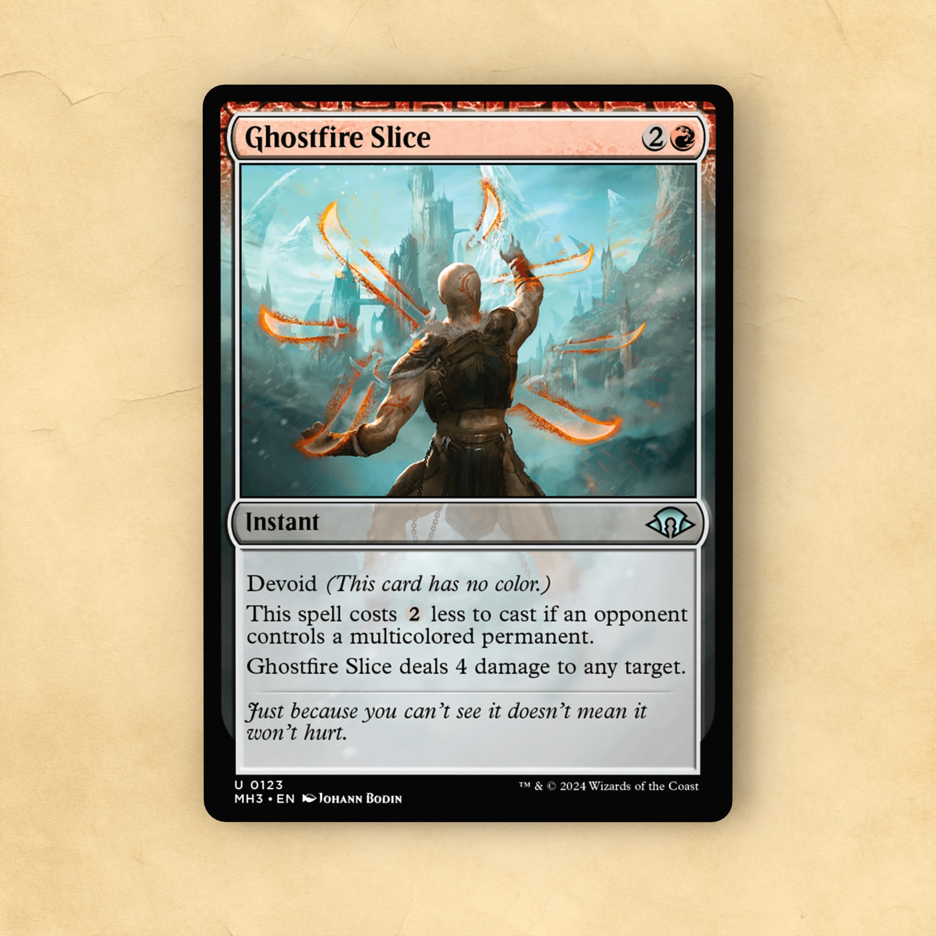 Ghostfire Slice MTG Proxy