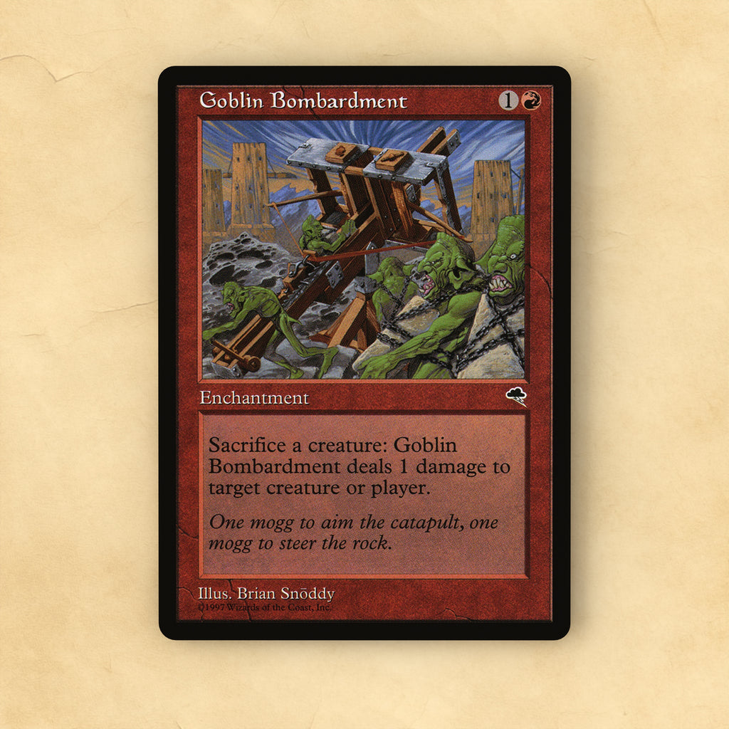 Goblin Bombardment MTG Proxy