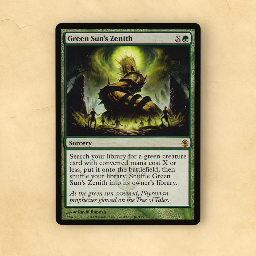 Green Sun's Zenith MTG Proxy