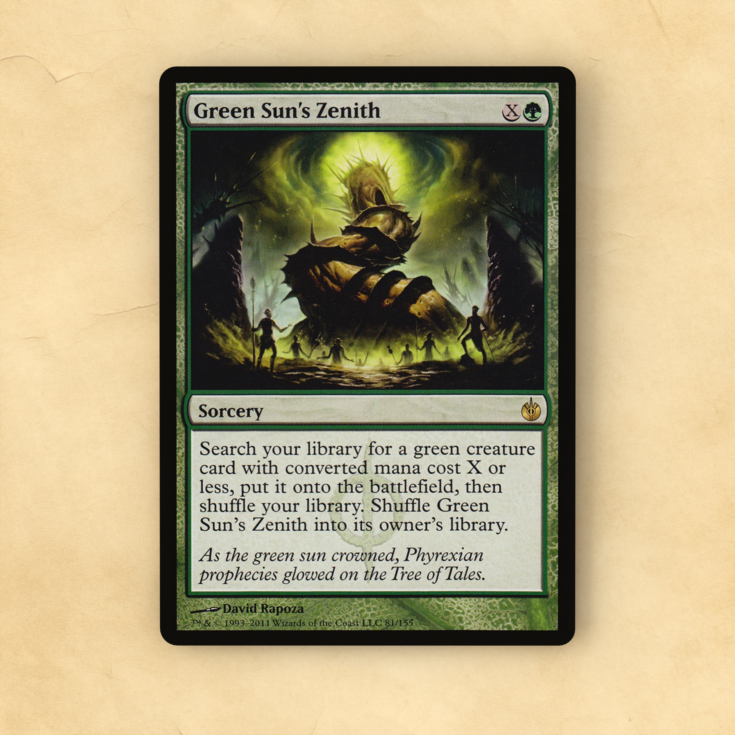Green Sun's Zenith MTG Proxy