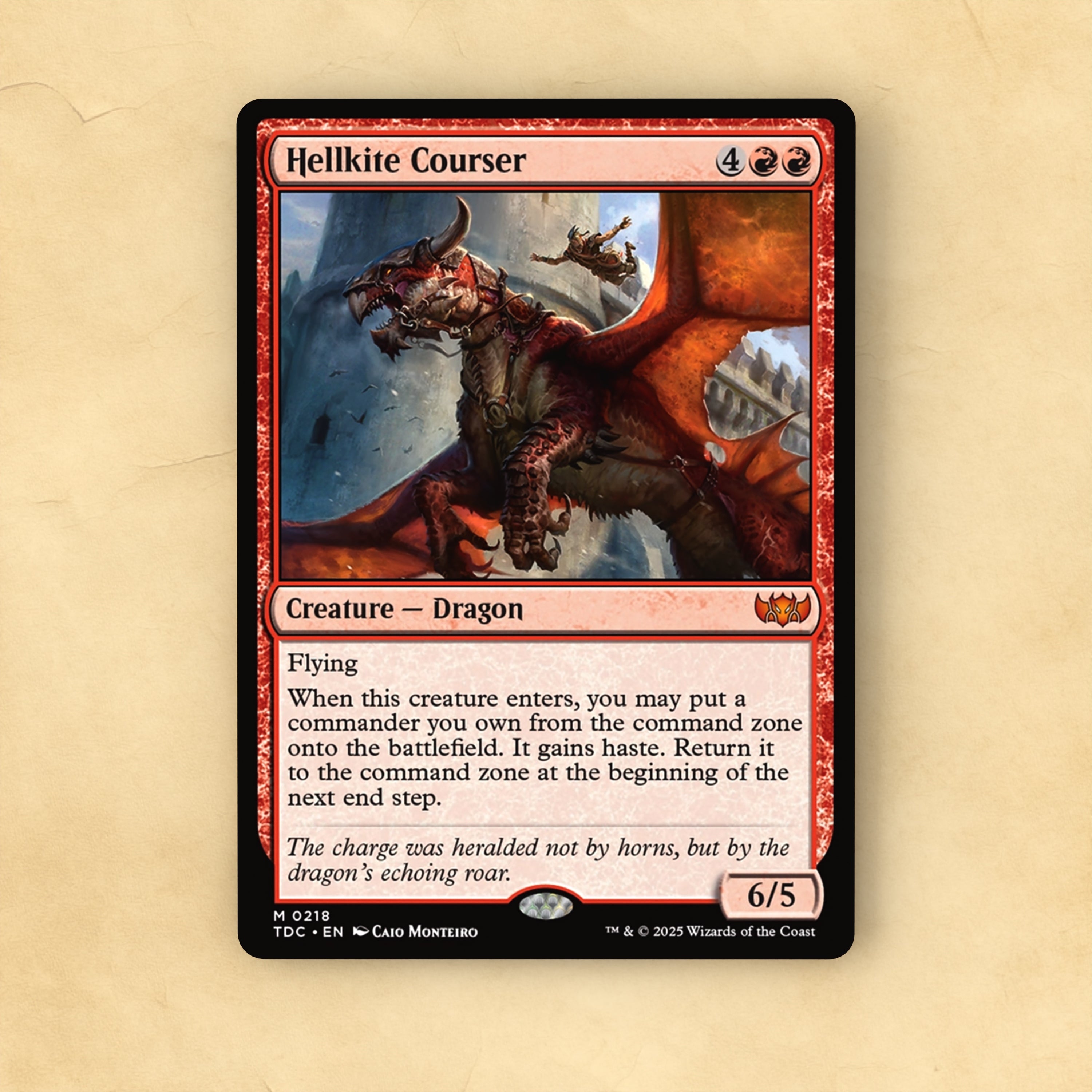 Hellkite Courser MTG Proxy