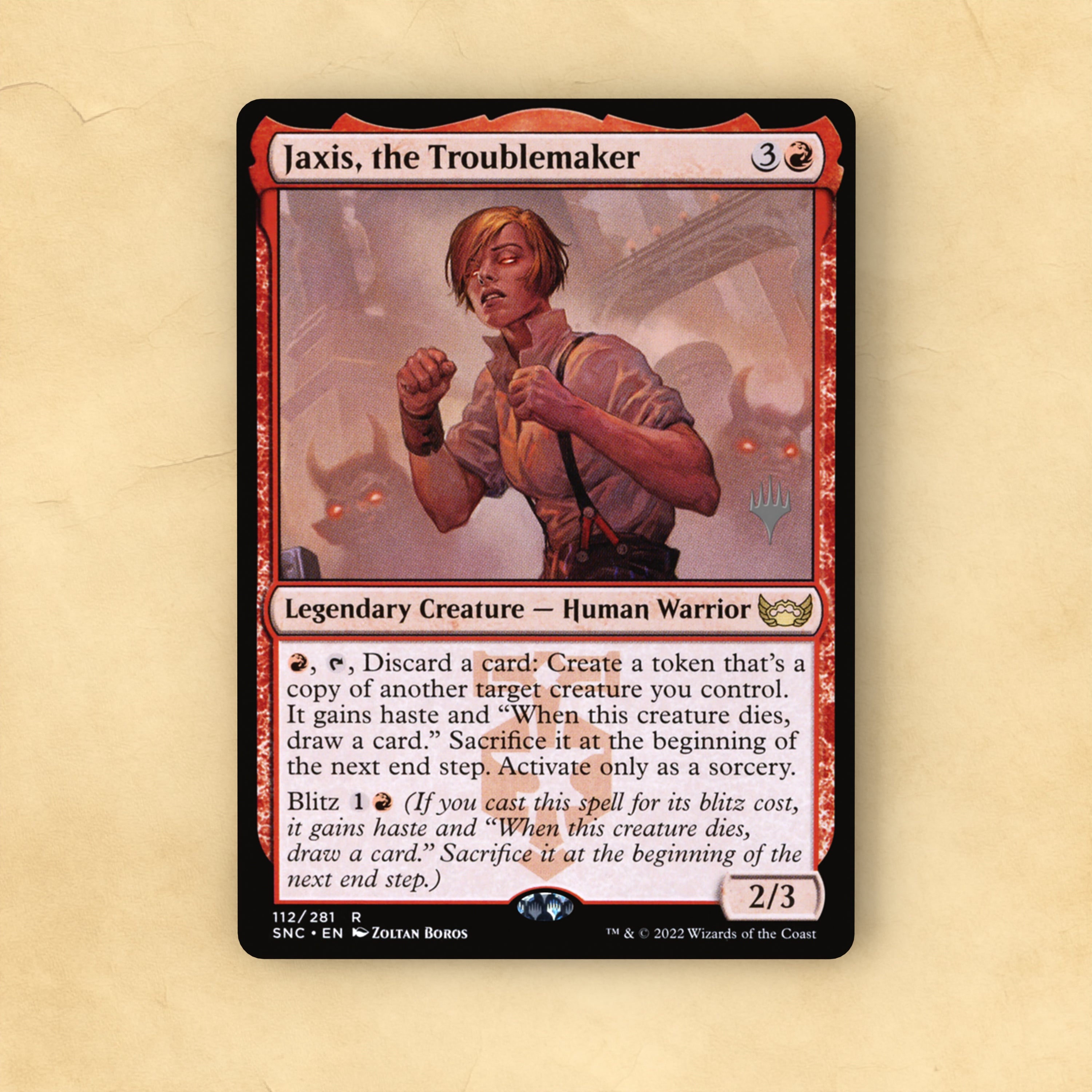 Jaxis, the Troublemaker MTG Proxy