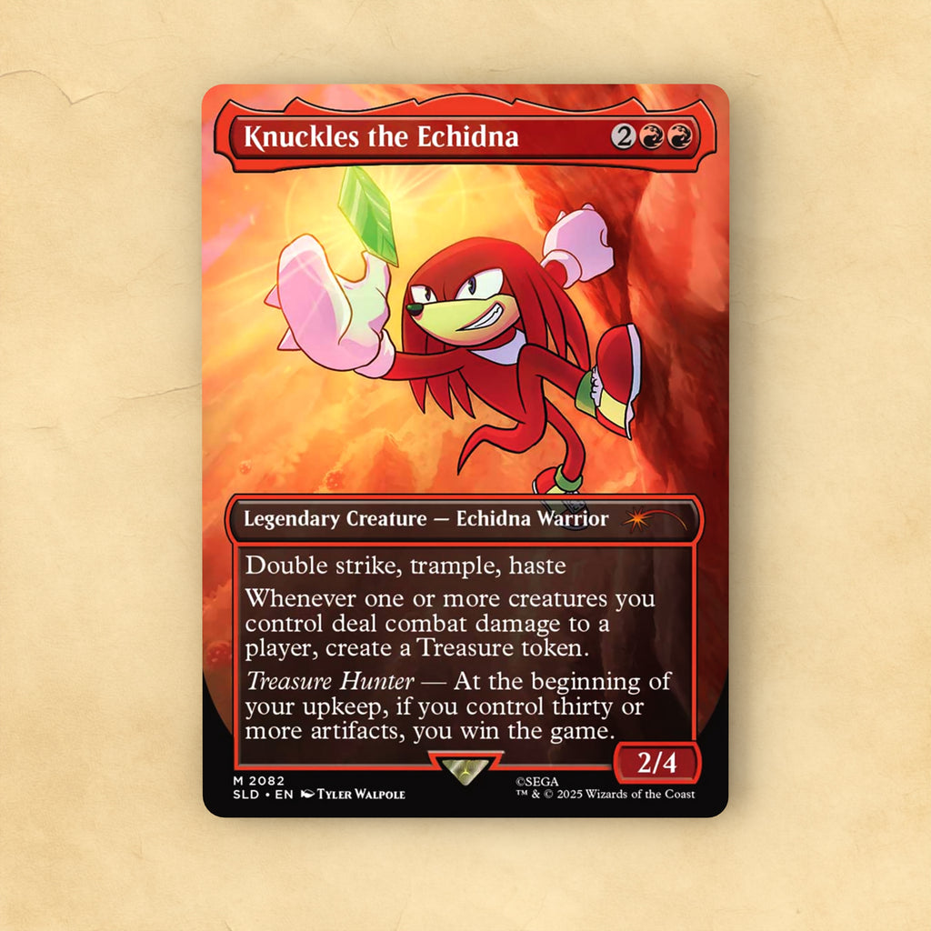 Knuckles the Echidna MTG Proxy