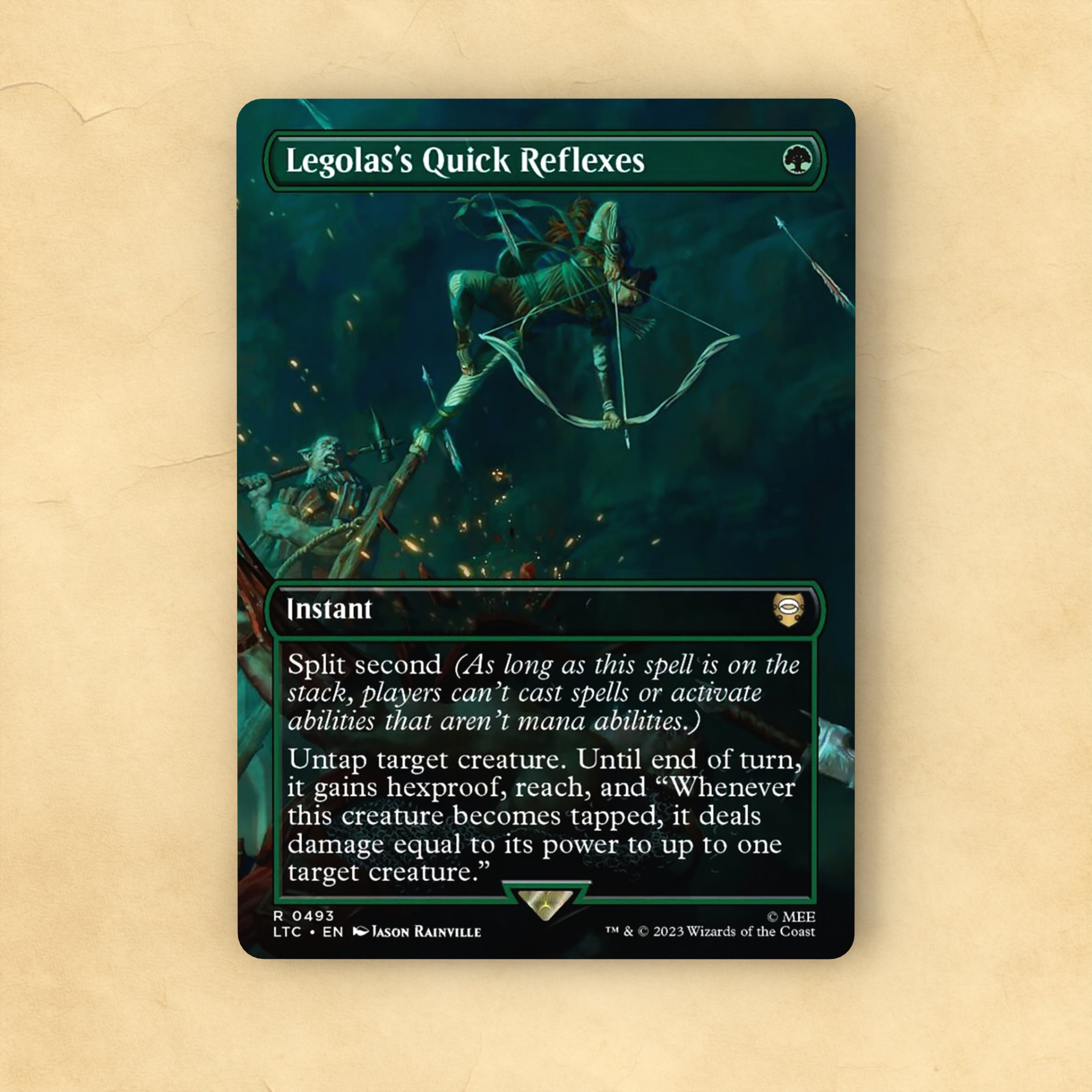 Legolas's Quick Reflexes MTG Proxy