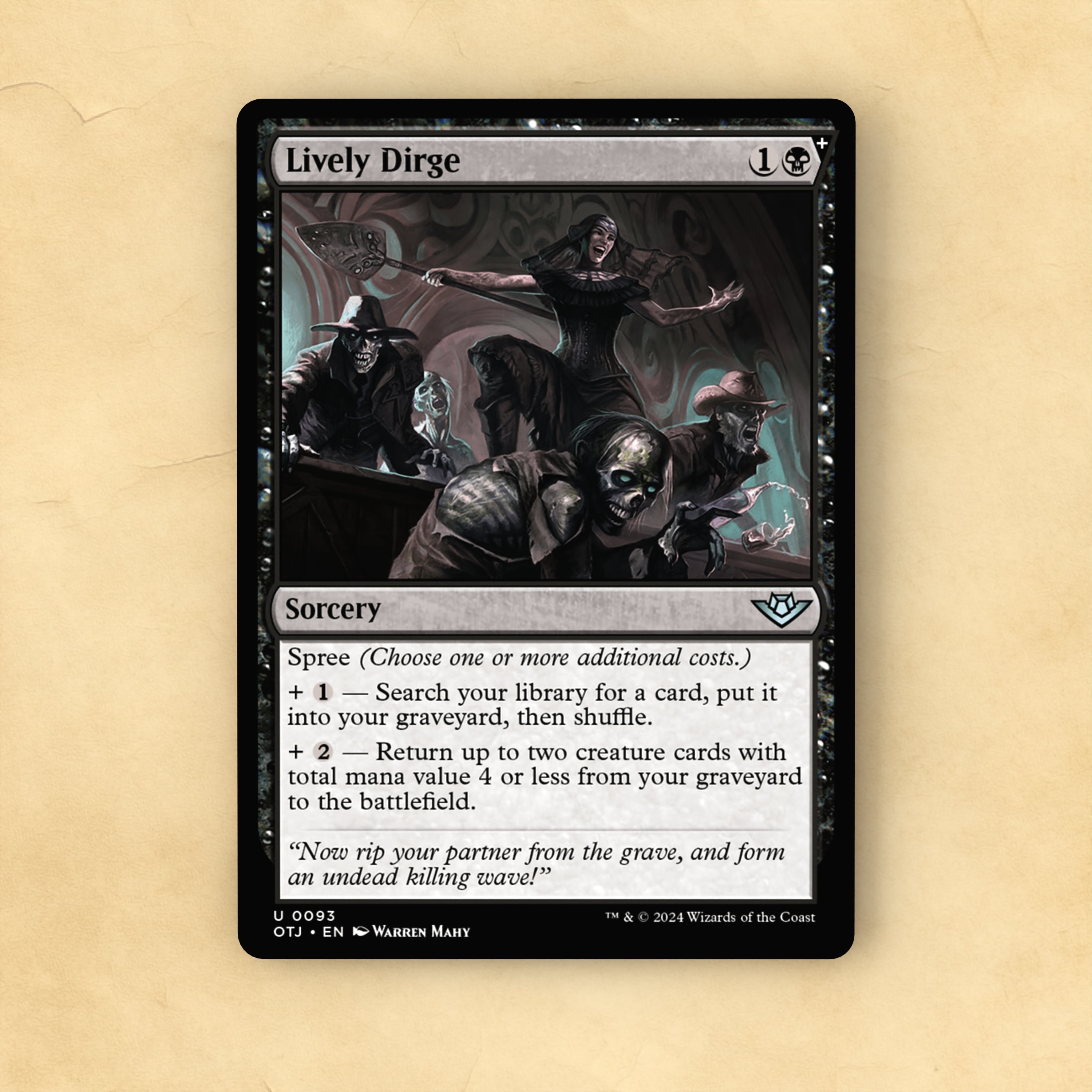 Lively Dirge MTG Proxy