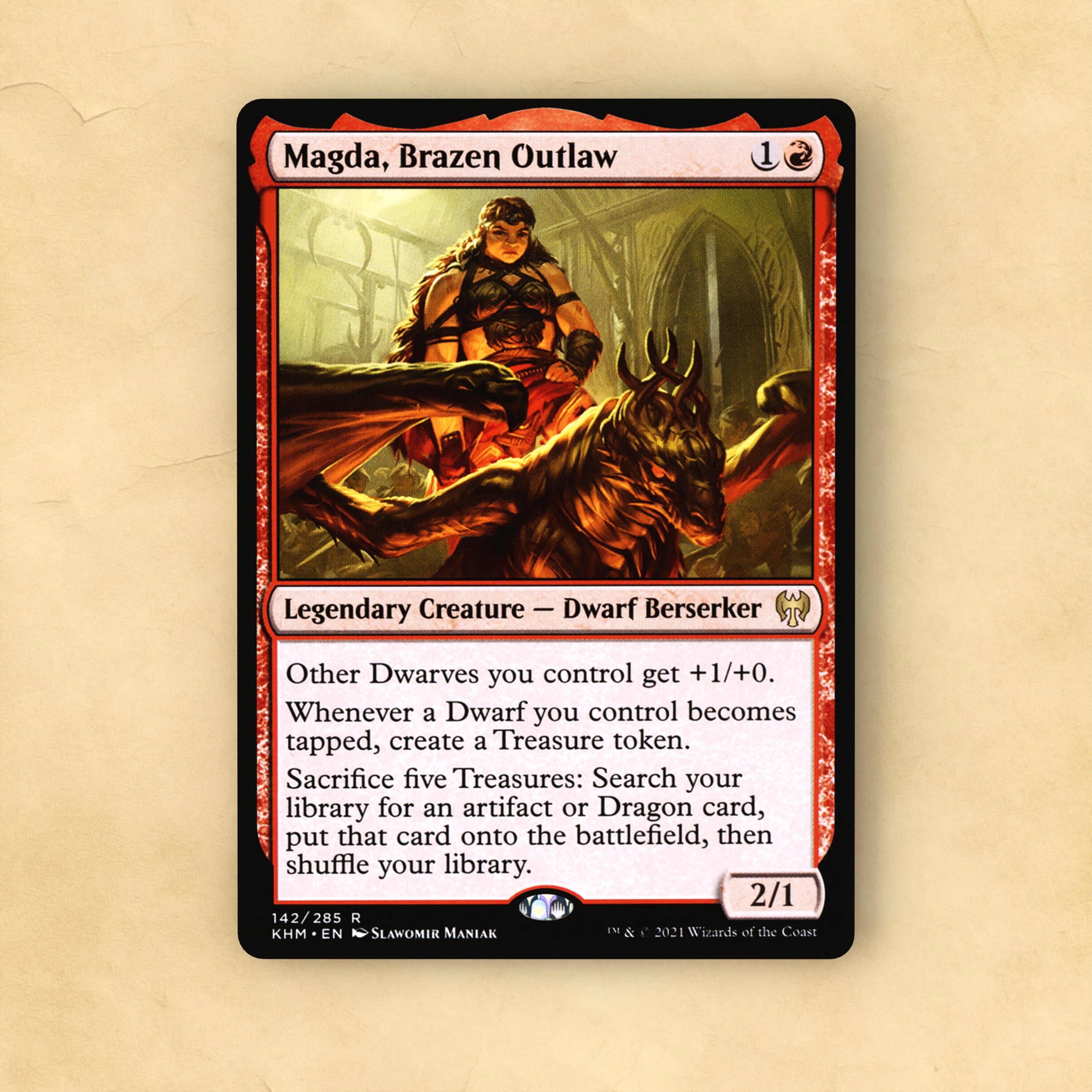 Magda, Brazen Outlaw MTG Proxy