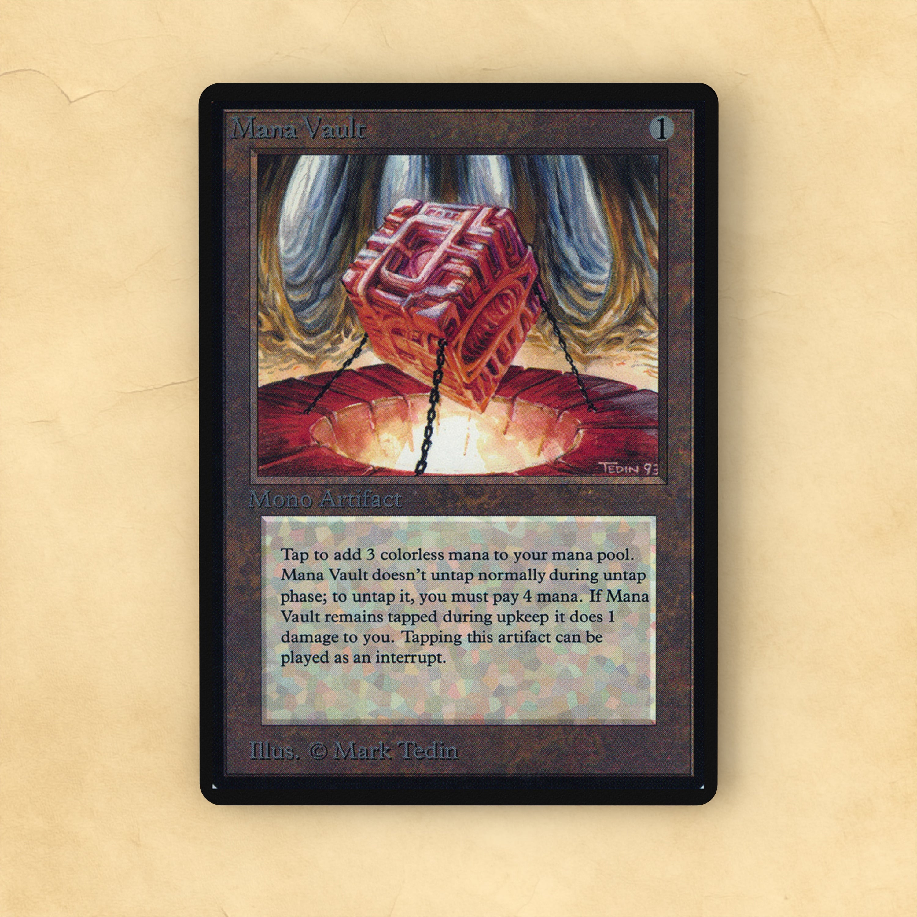 Mana Vault MTG Proxy – Gilded Goblet
