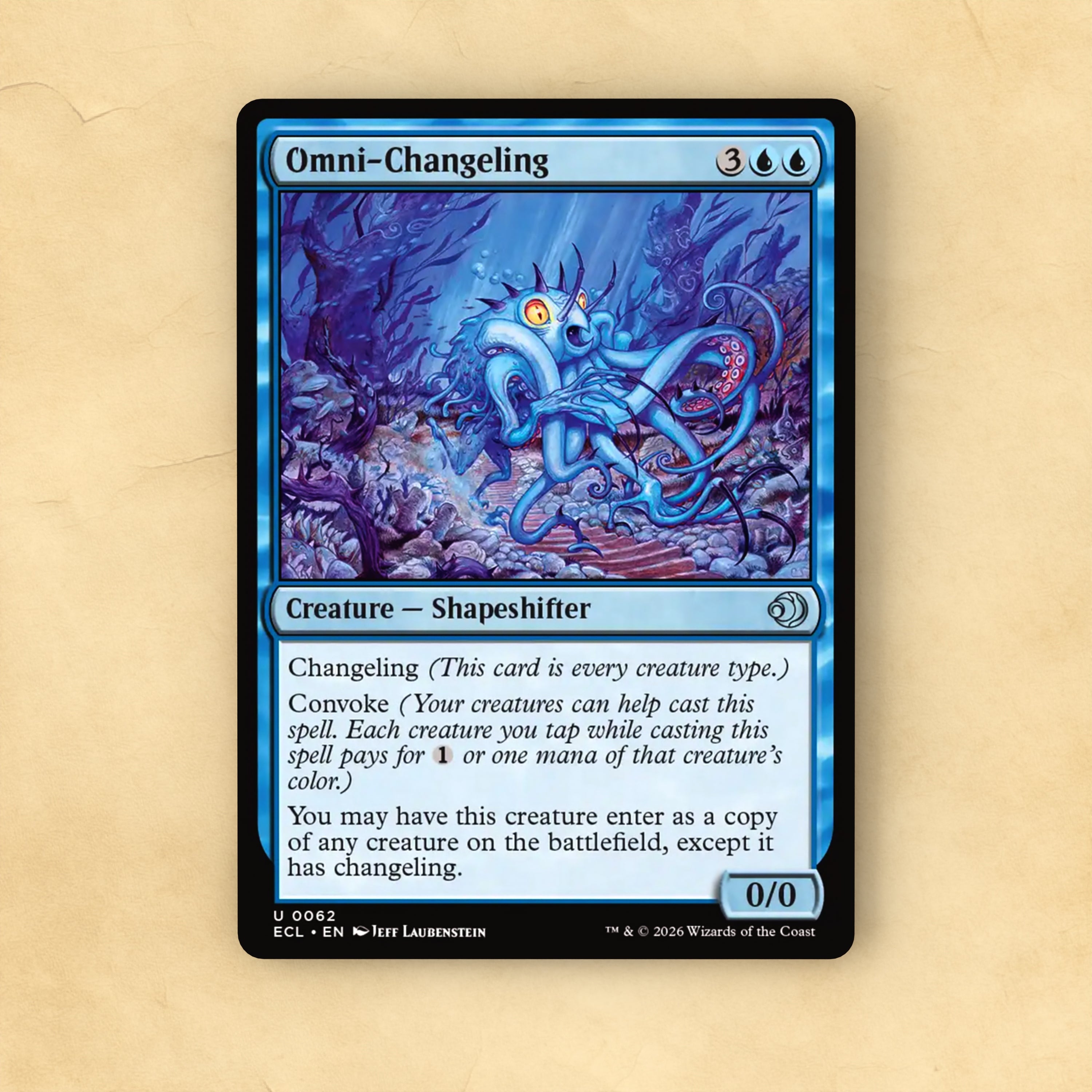 Omni-Changeling MTG Proxy