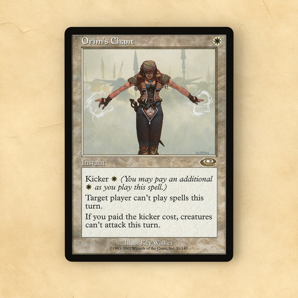 Orim's Chant MTG Proxy