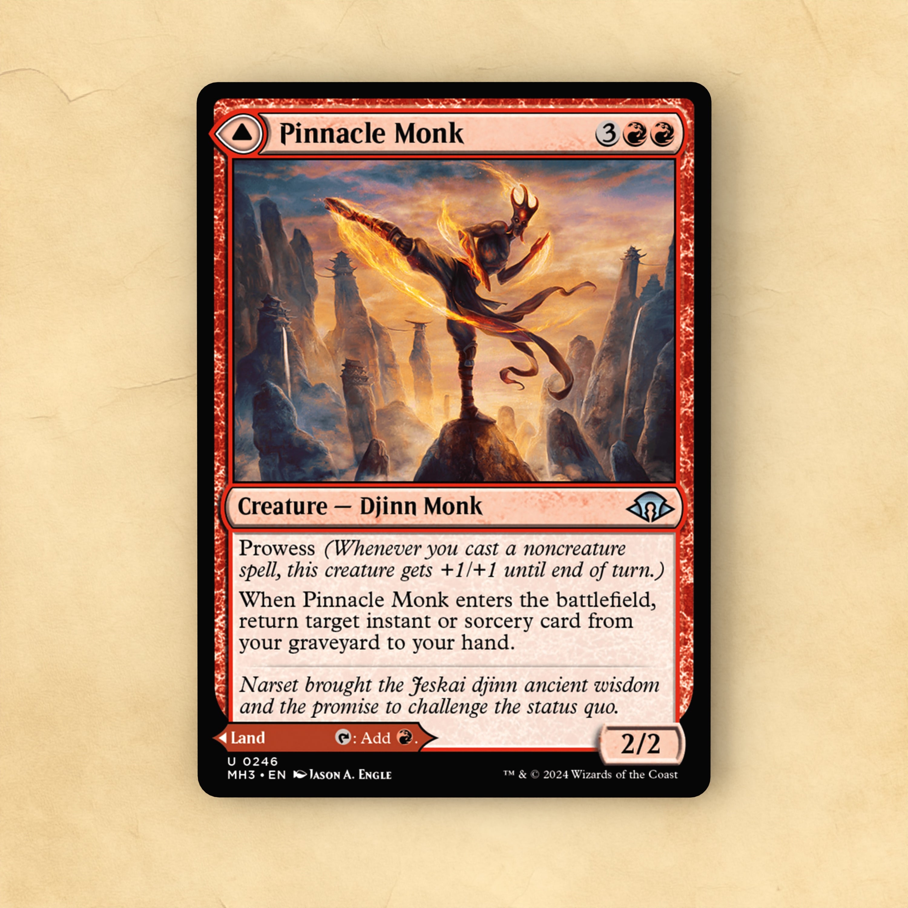 Pinnacle Monk MTG Proxy