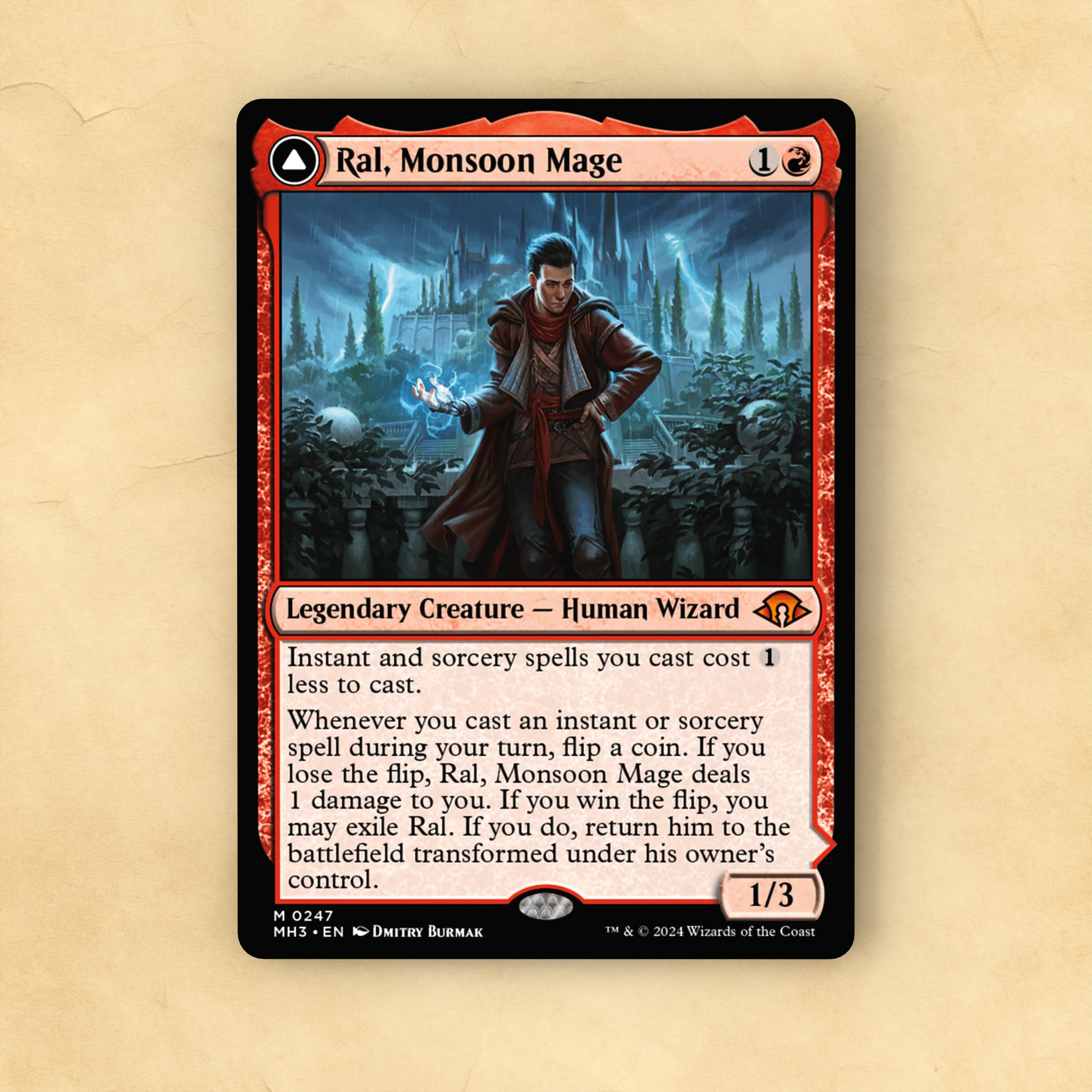 Ral, Monsoon Mage MTG Proxy