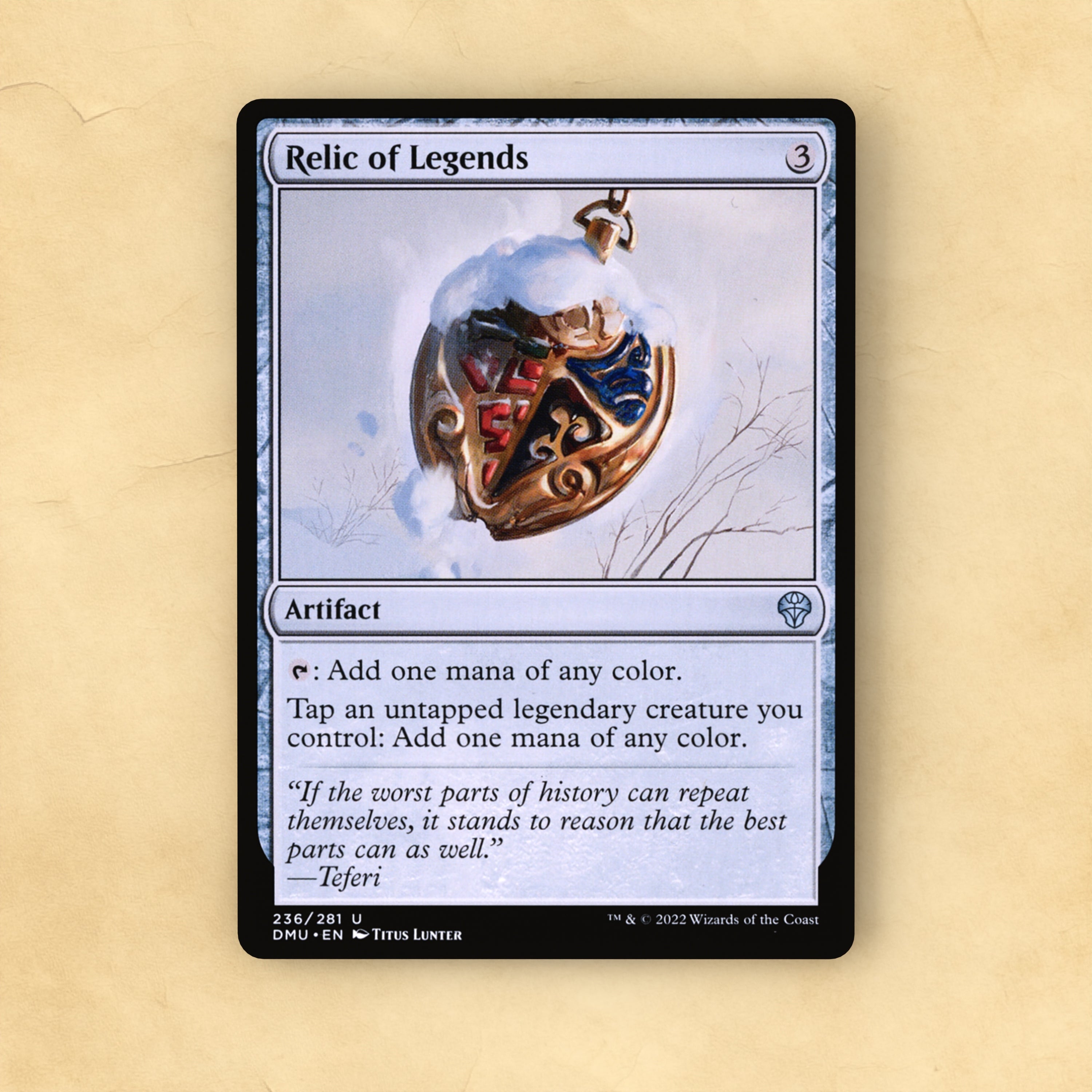 Relic of Legends MTG Proxy