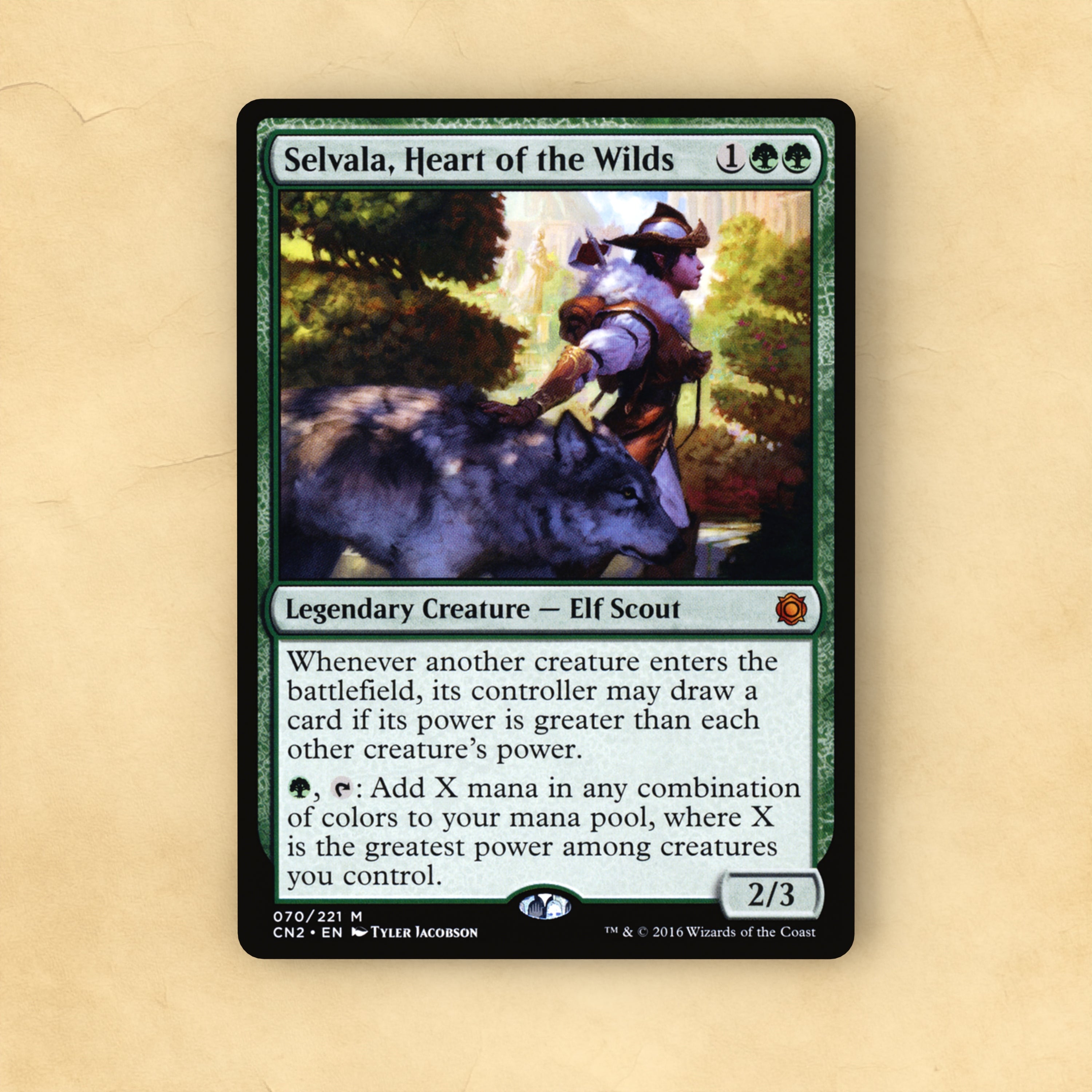 Selvala, Heart of the Wilds MTG Proxy