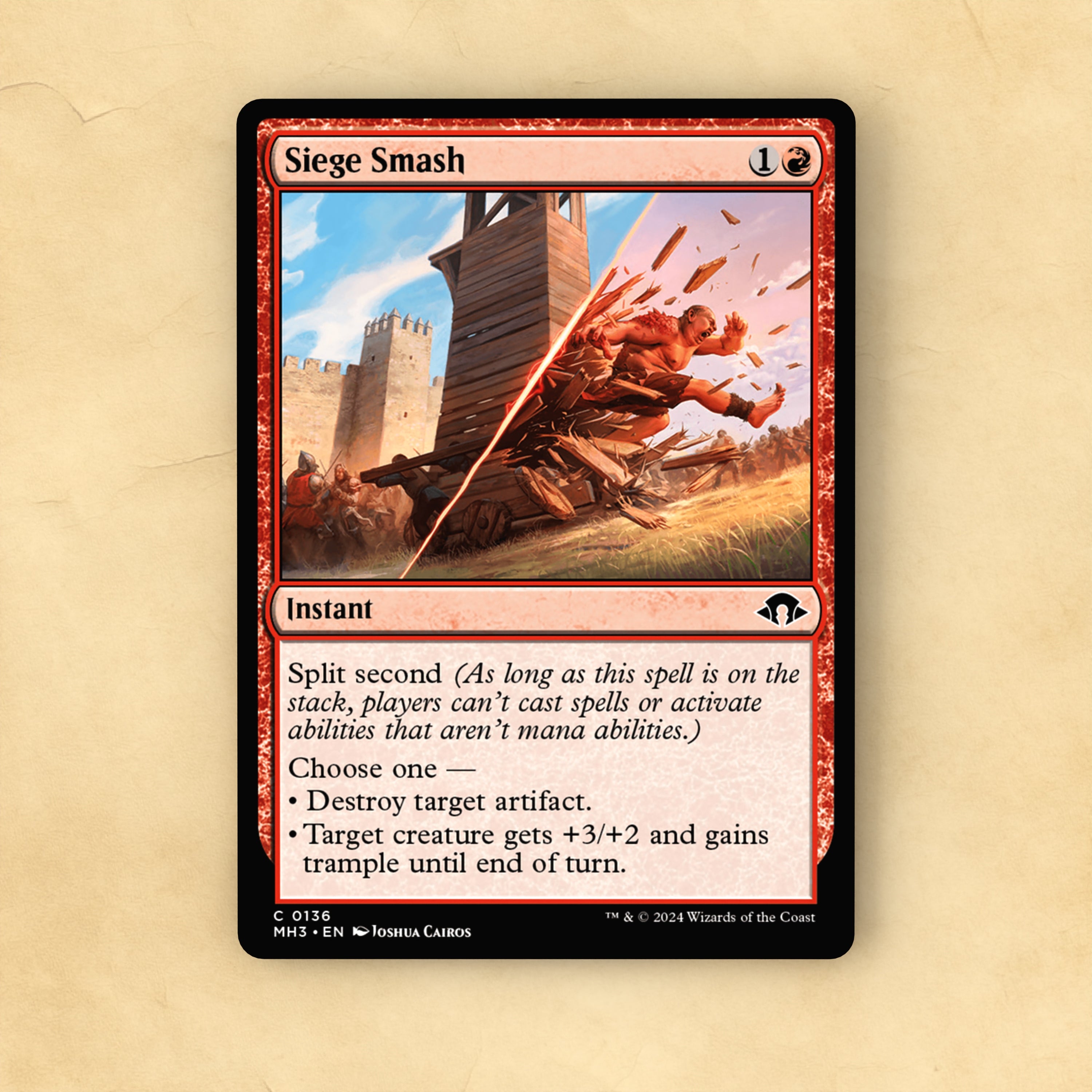 Siege Smash MTG Proxy