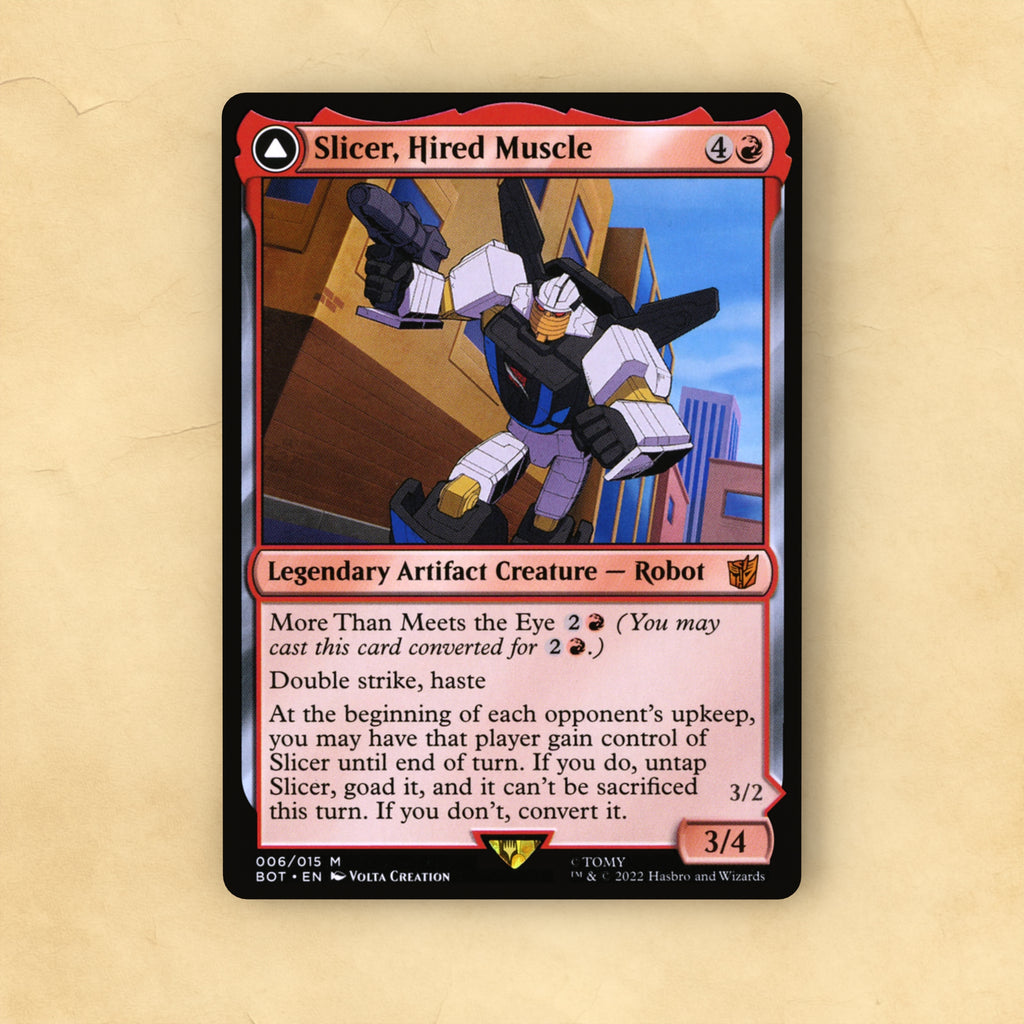 Slicer, Hired Muscle MTG Proxy