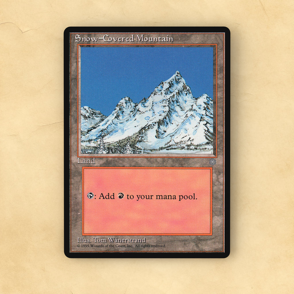 Snow-Covered Mountain MTG Proxy