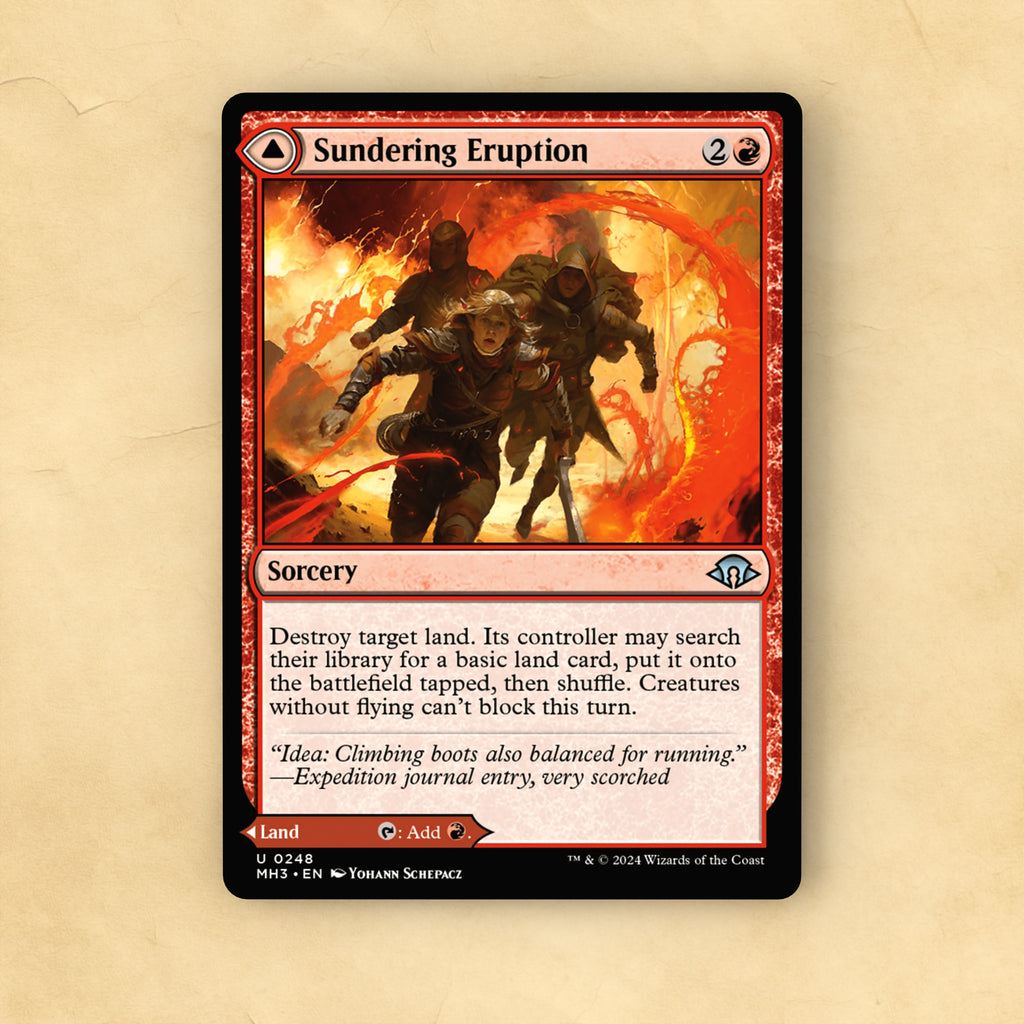 Sundering Eruption MTG Proxy