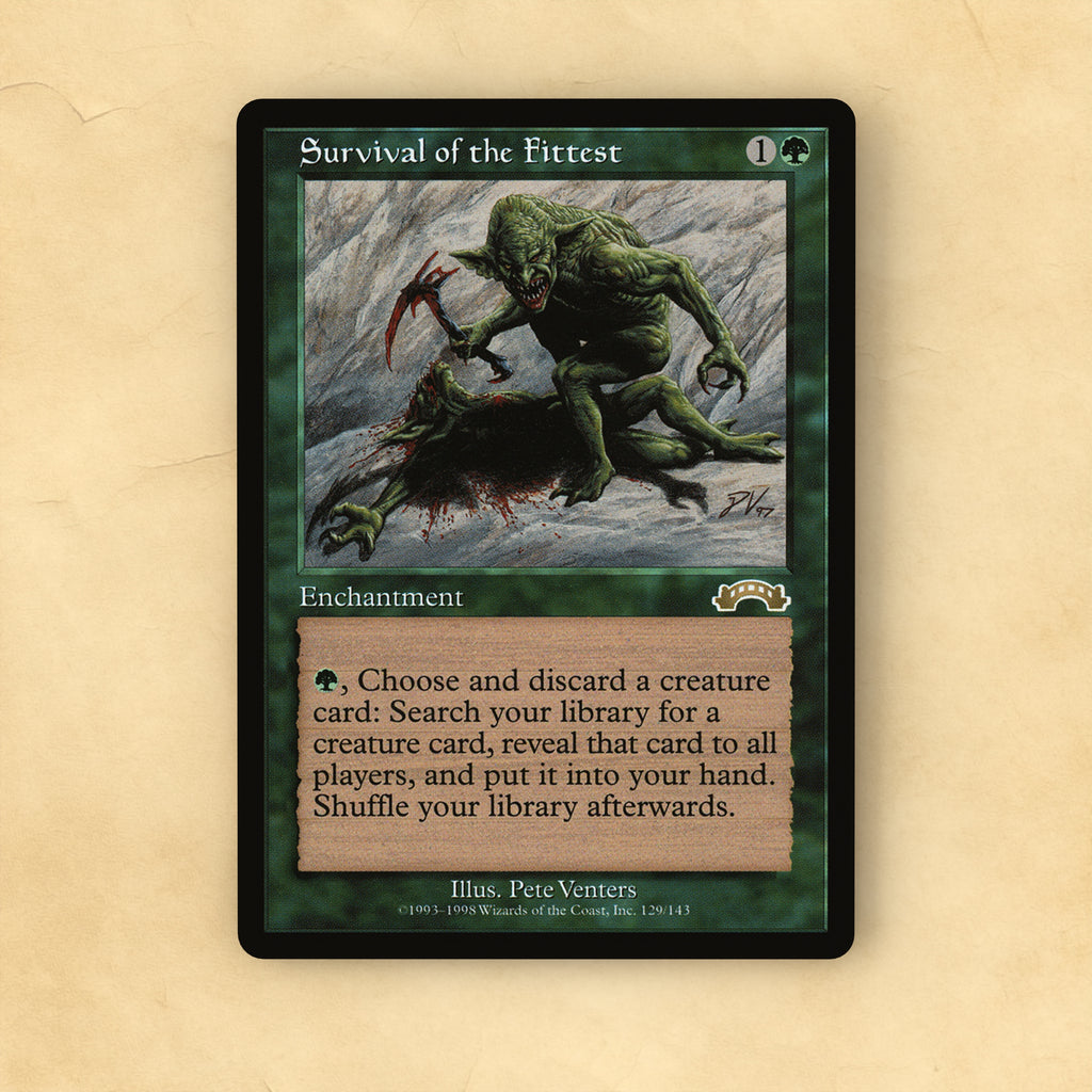 Survival of the Fittest MTG Proxy