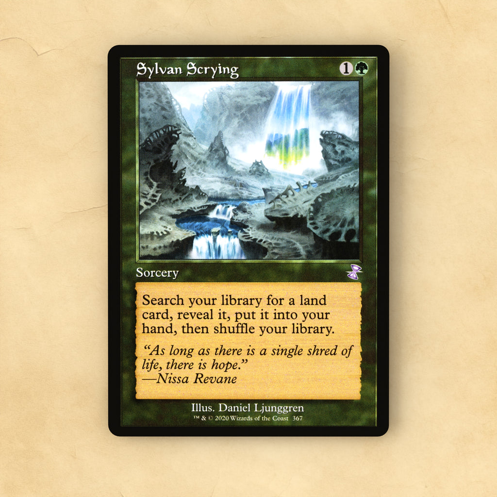 Sylvan Scrying MTG Proxy