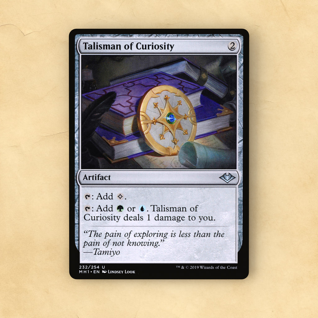Talisman of Curiosity MTG Proxy