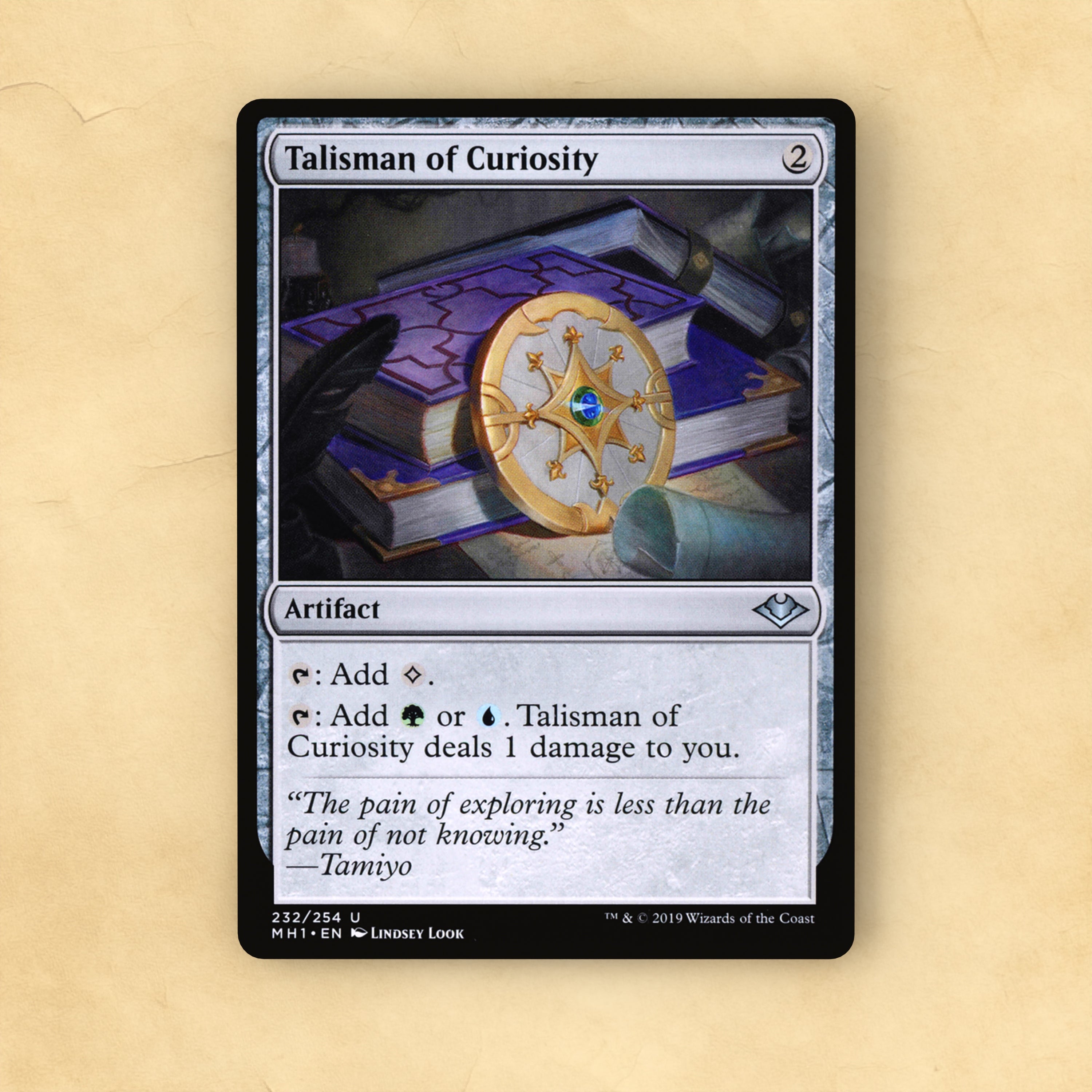 Talisman of Curiosity MTG Proxy