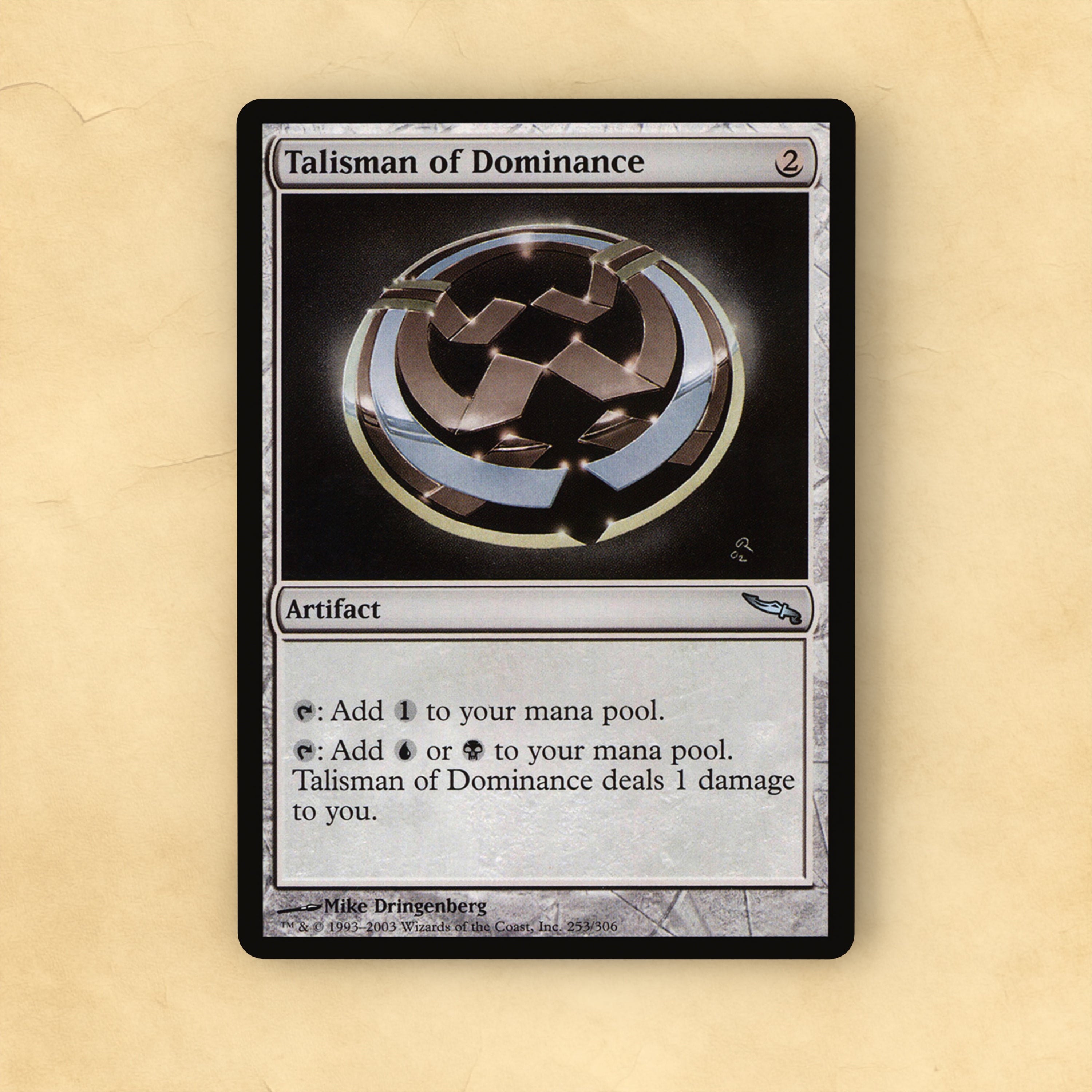 Talisman of Dominance MTG Proxy