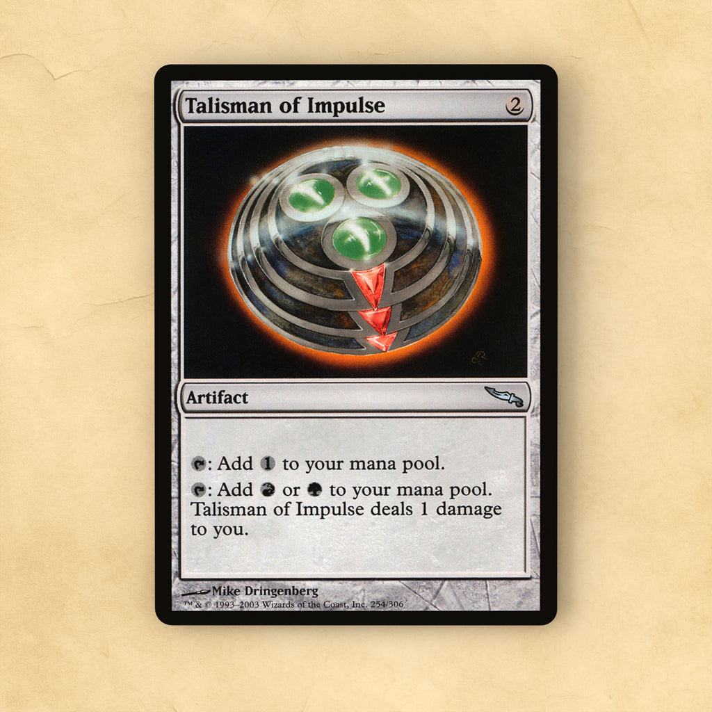 Talisman of Impulse MTG Proxy