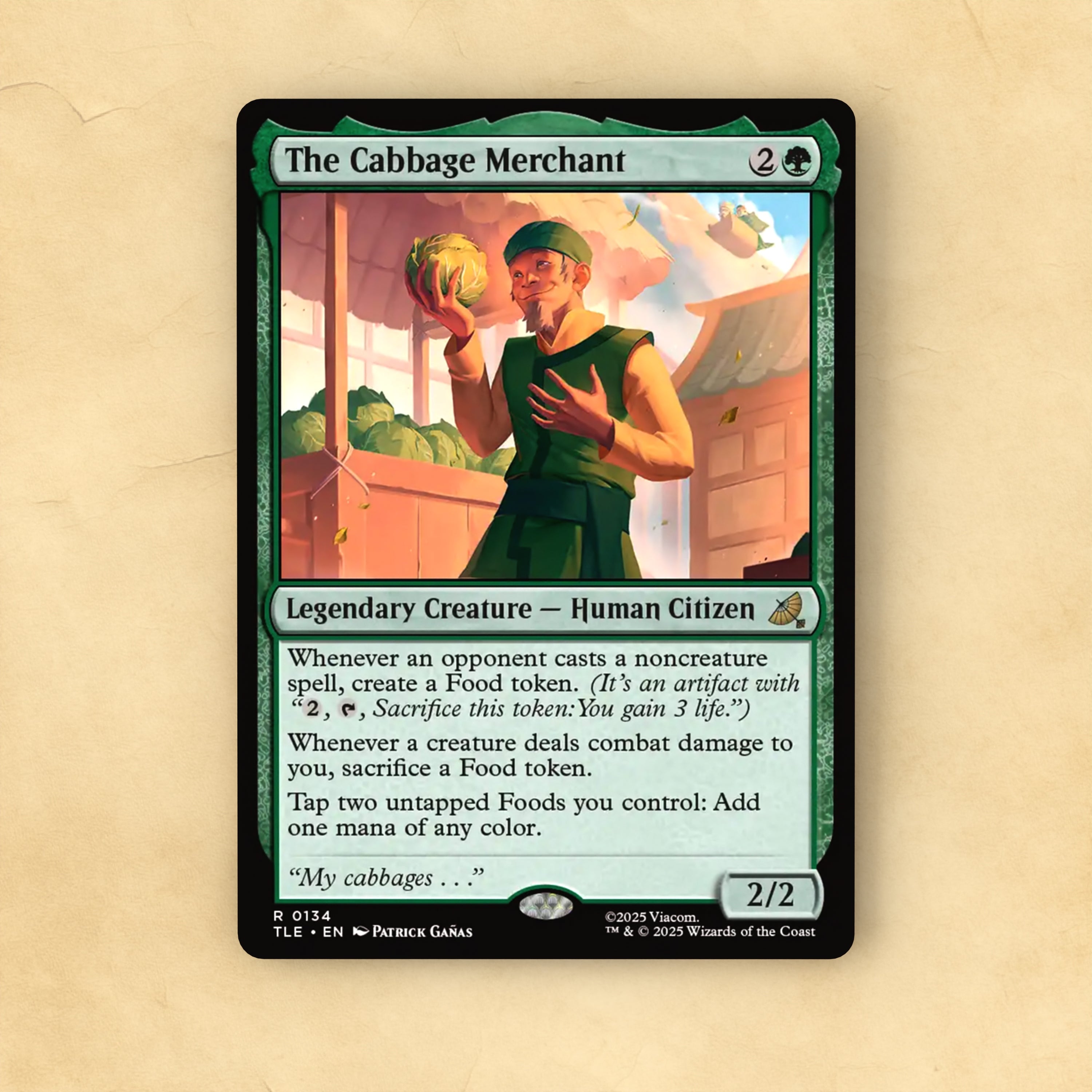 The Cabbage Merchant MTG Proxy