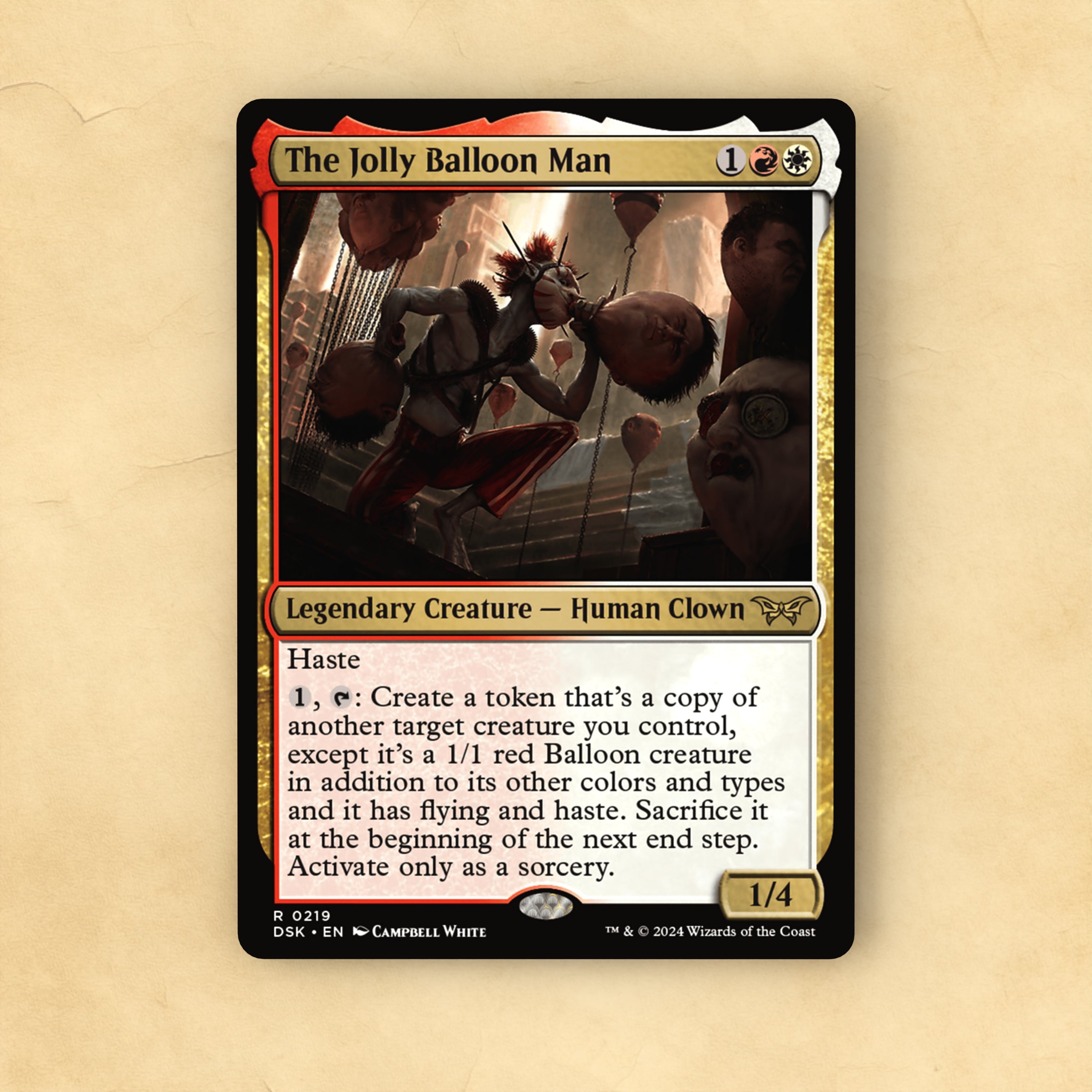 The Jolly Balloon Man MTG Proxy