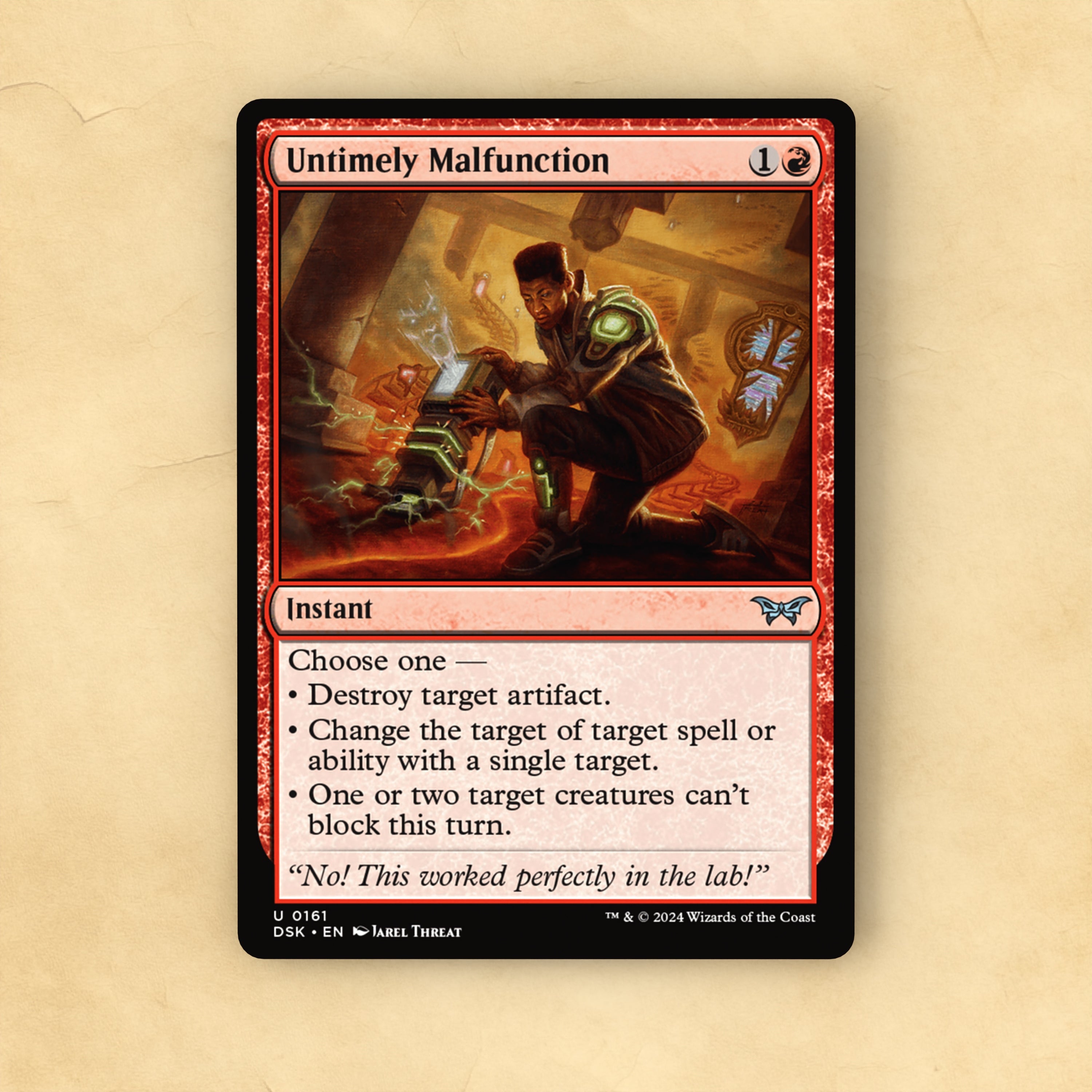 Untimely Malfunction MTG Proxy