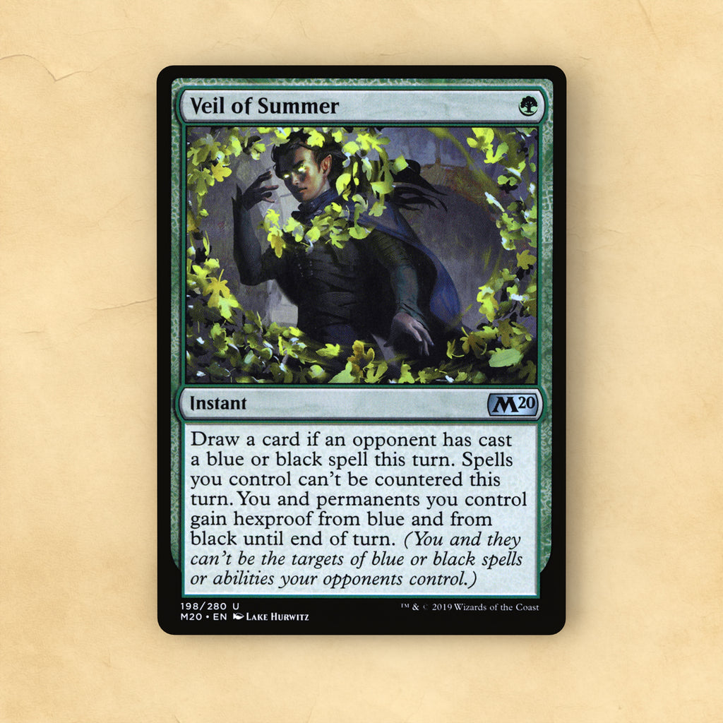 Veil of Summer MTG Proxy