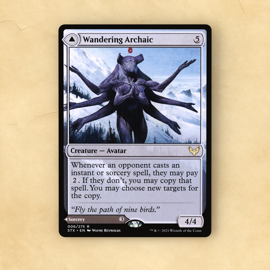 Wandering Archaic MTG Proxy