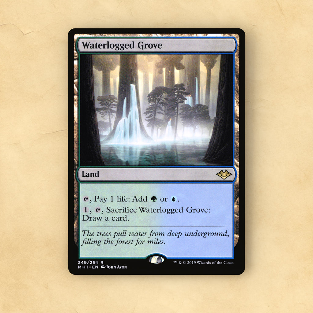 Waterlogged Grove MTG Proxy