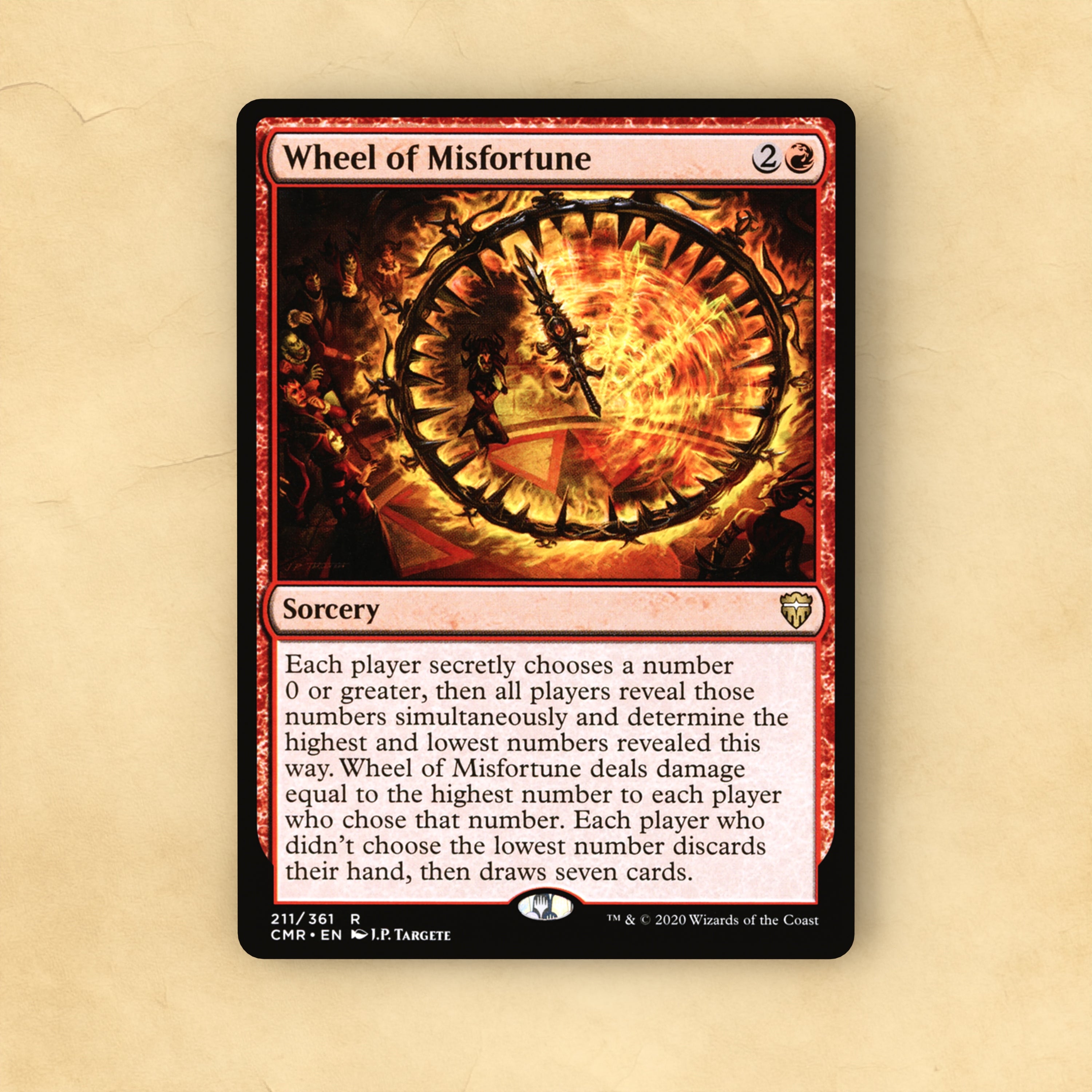 Wheel of Misfortune MTG Proxy