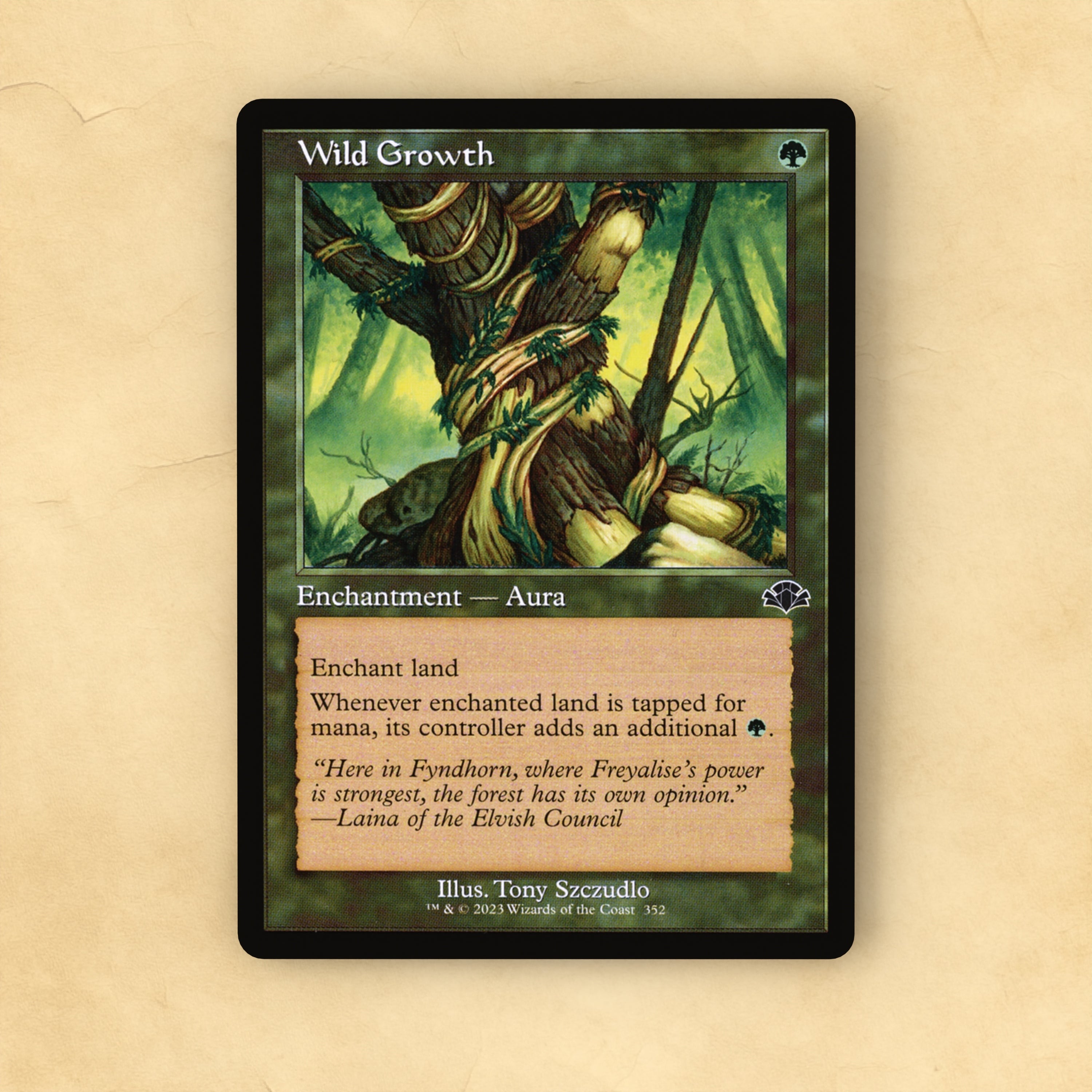 Wild Growth MTG Proxy