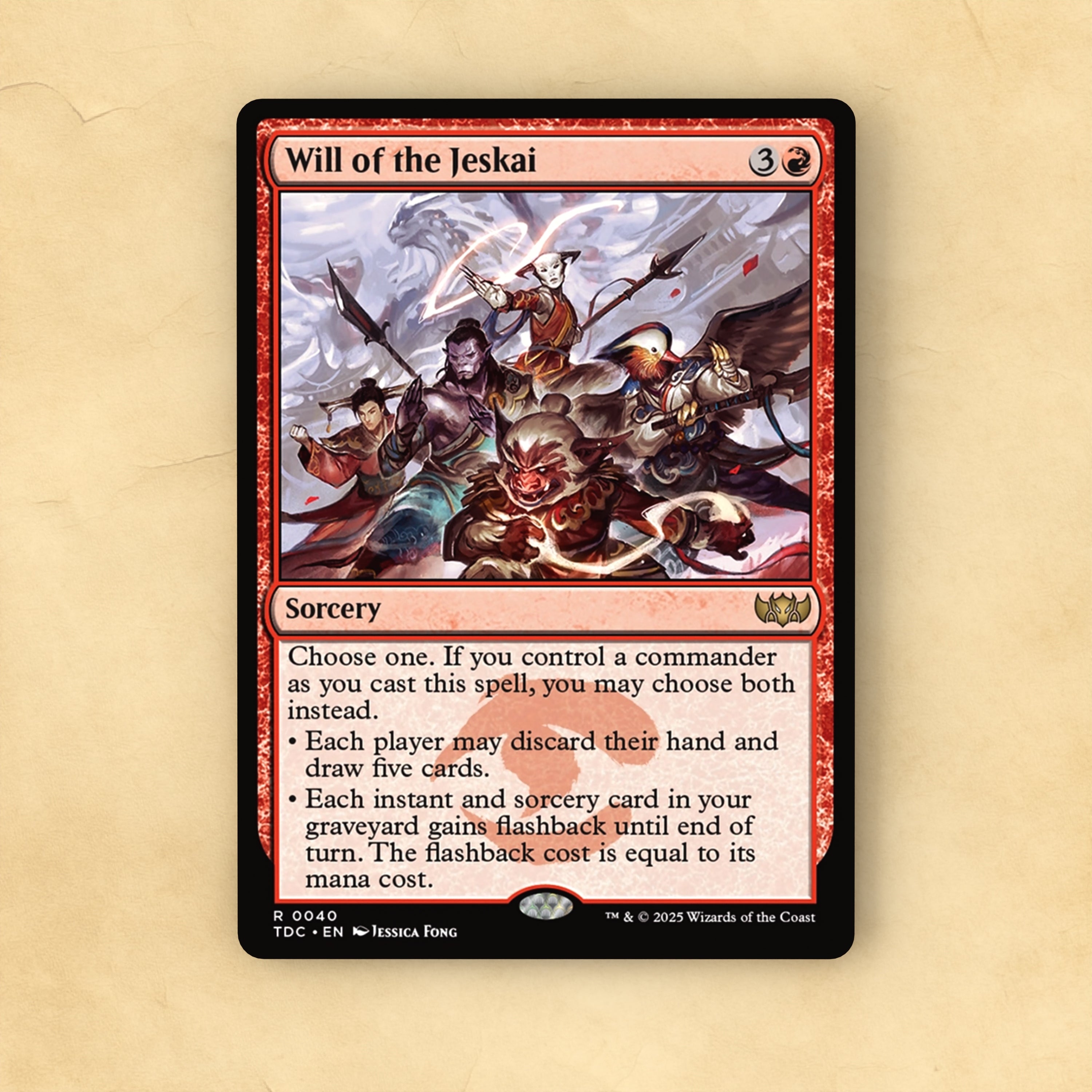 Will of the Jeskai MTG Proxy