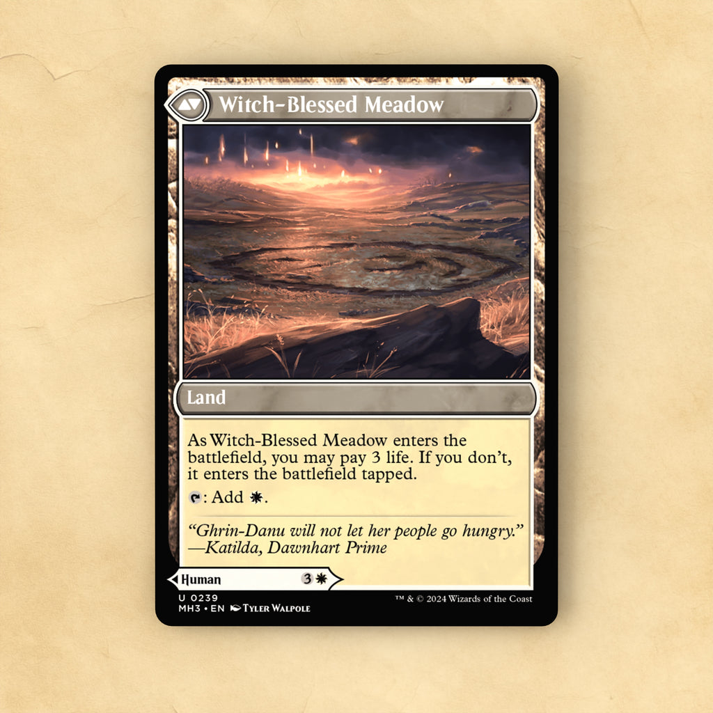 Witch-Blessed Meadow MTG Proxy