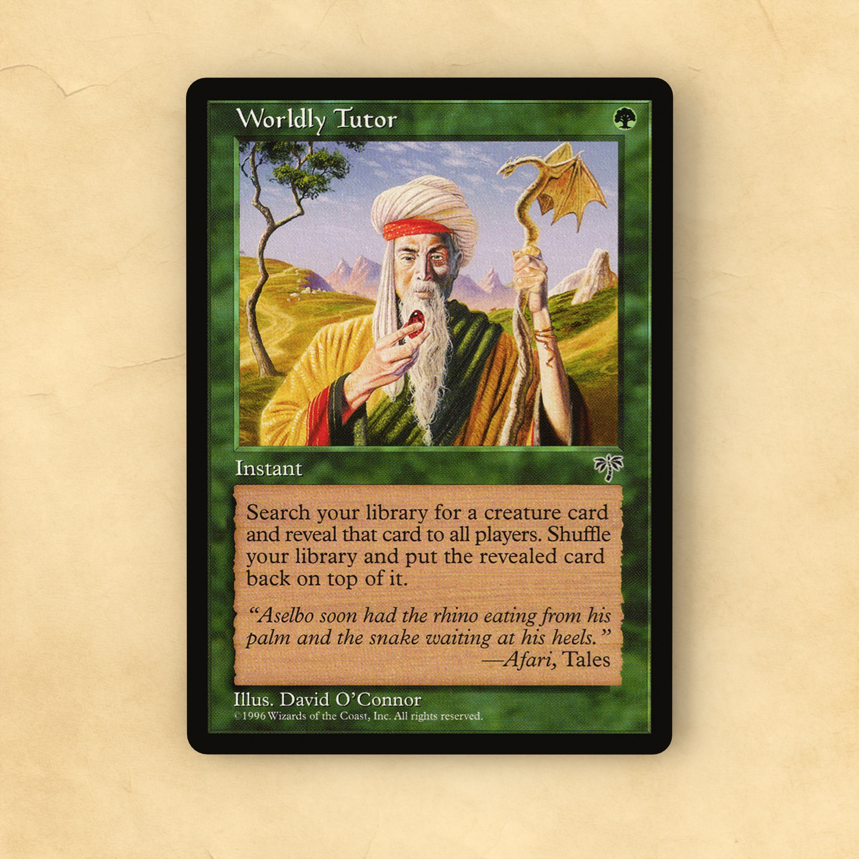 Worldly Tutor MTG Proxy