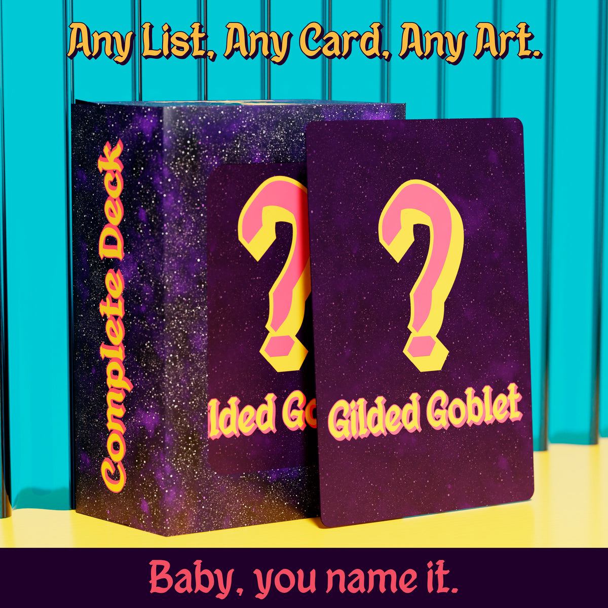 Custom 100-Card cEDH MTG Proxy Deck +8 Bonus Cards – Gilded Goblet