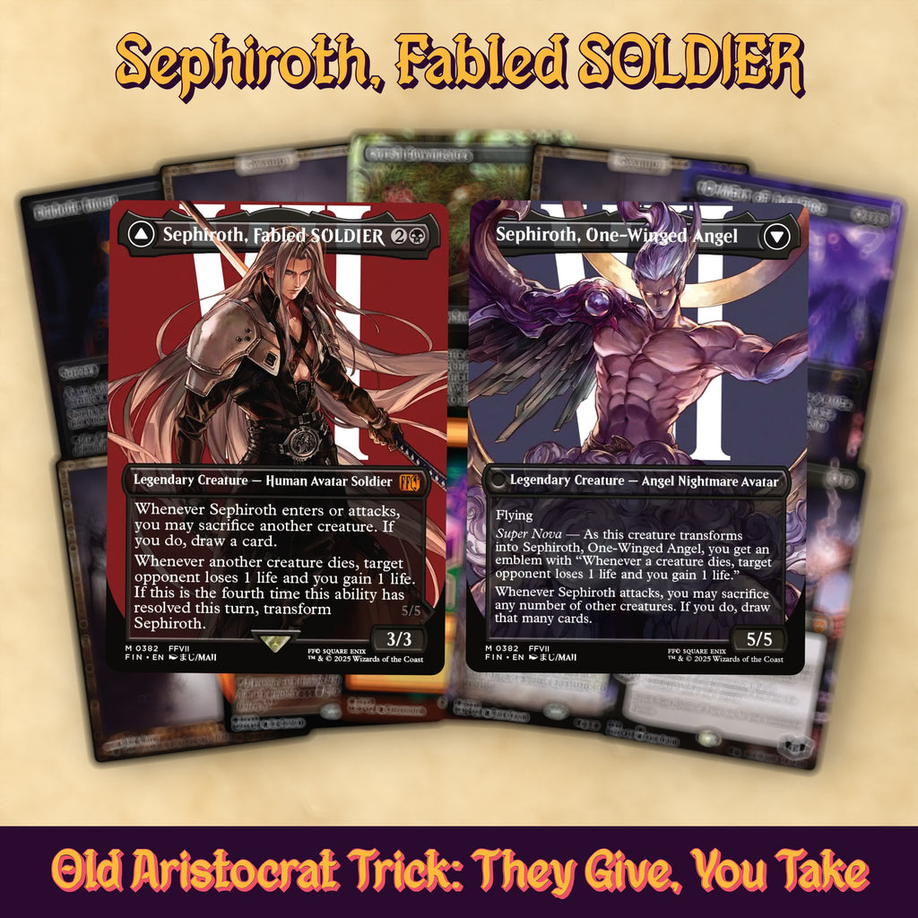 Sephiroth (One-Winged Angel Aristocrats) Bracket 4 MTG Proxy Commander Deck