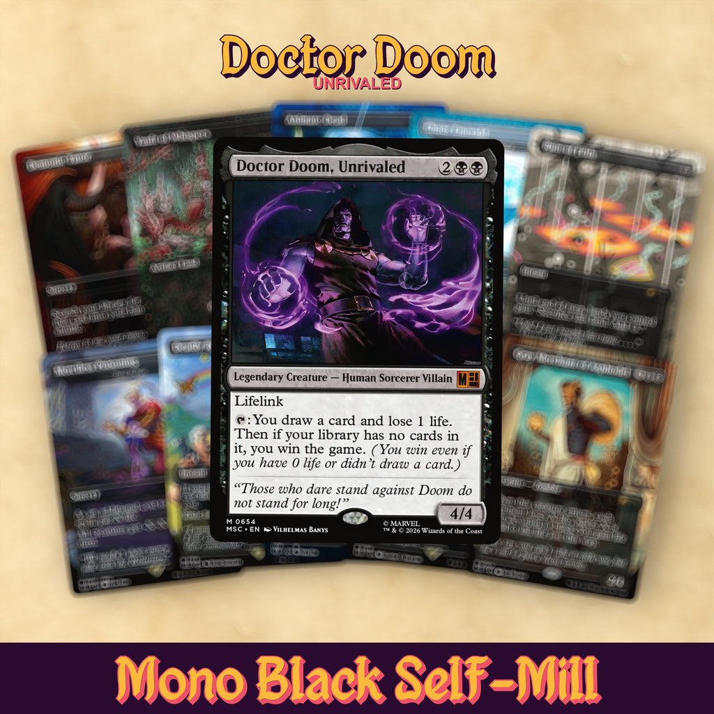 Dr. Doom, Unrivaled Bracket 4 MTG Proxy Commander Deck